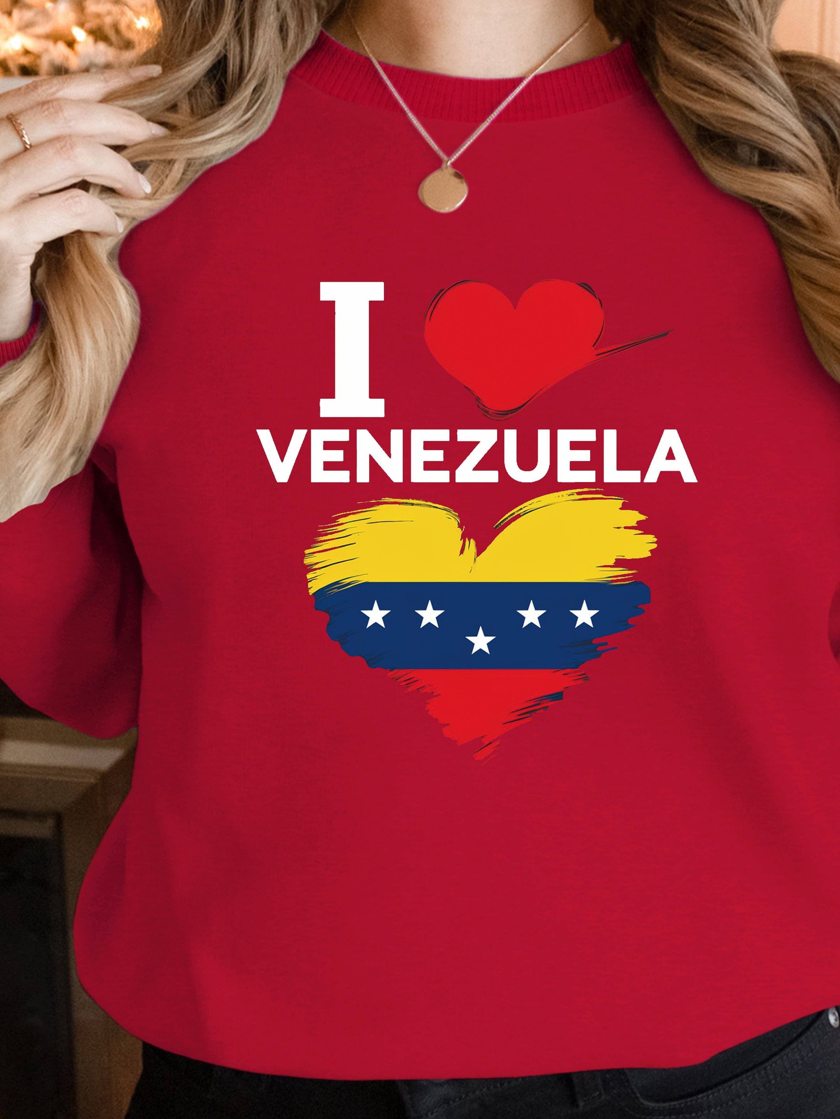 I VENEZUELA women's sweatshirts
