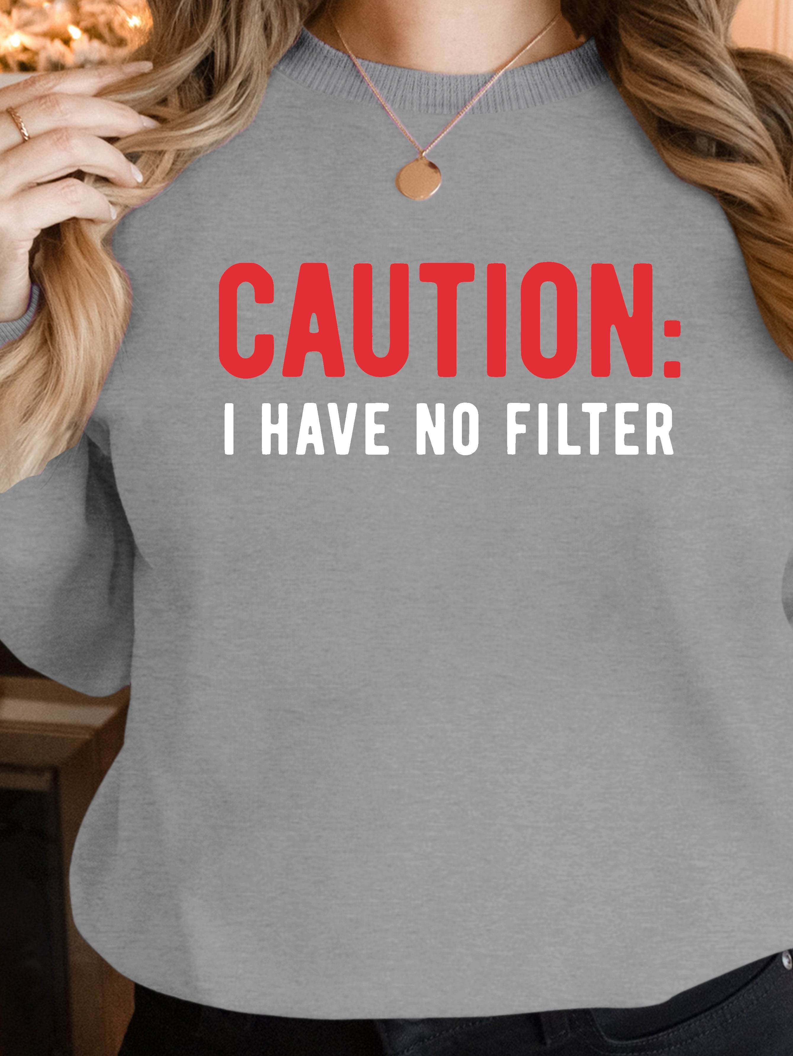 CAUTION women's sweatshirts