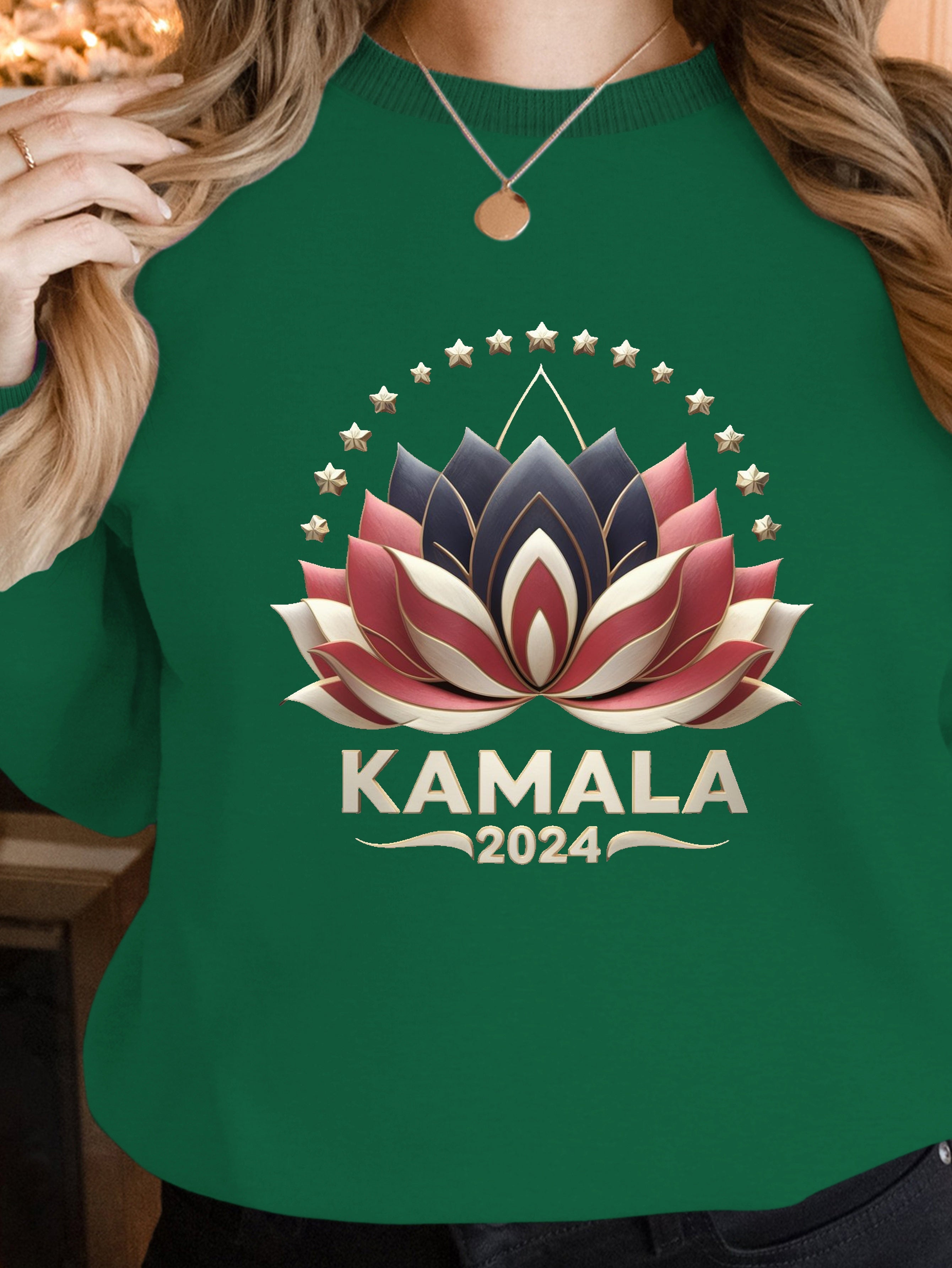Kamala Harris 2024 lotus women's sweatshirts