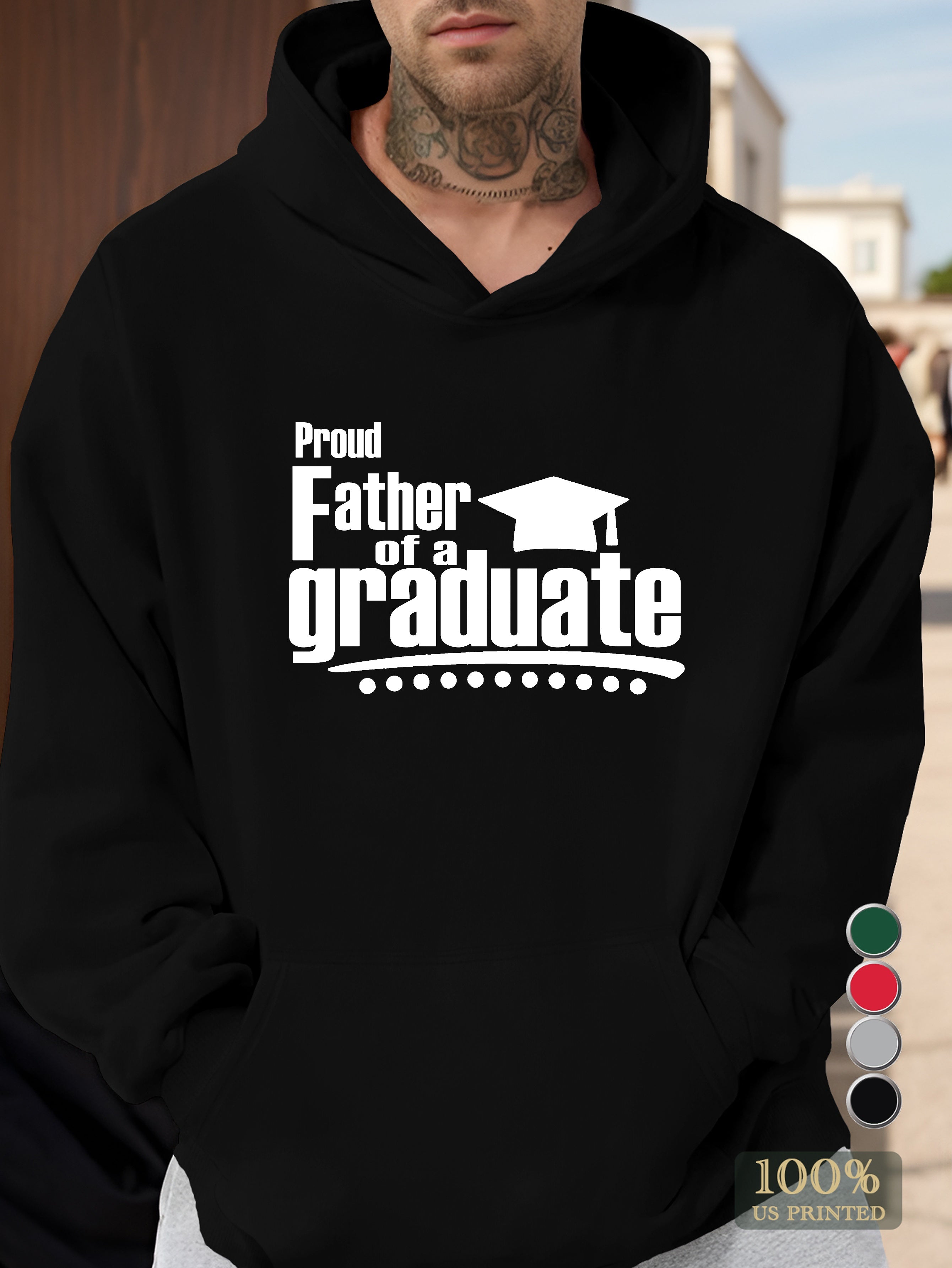 Proud Father Of Graduates Men's hooded sweatshirt