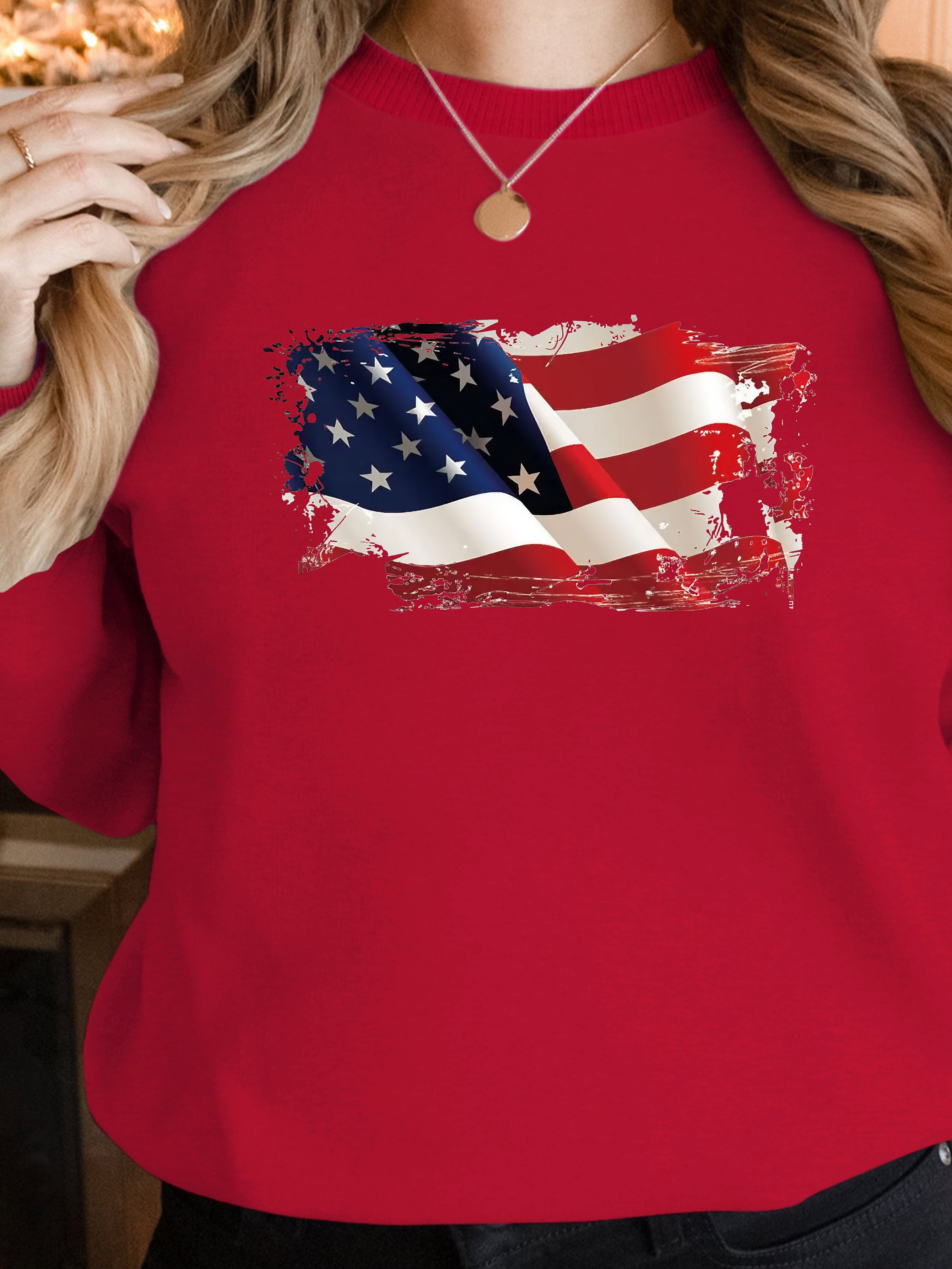 American Flag women's sweatshirts