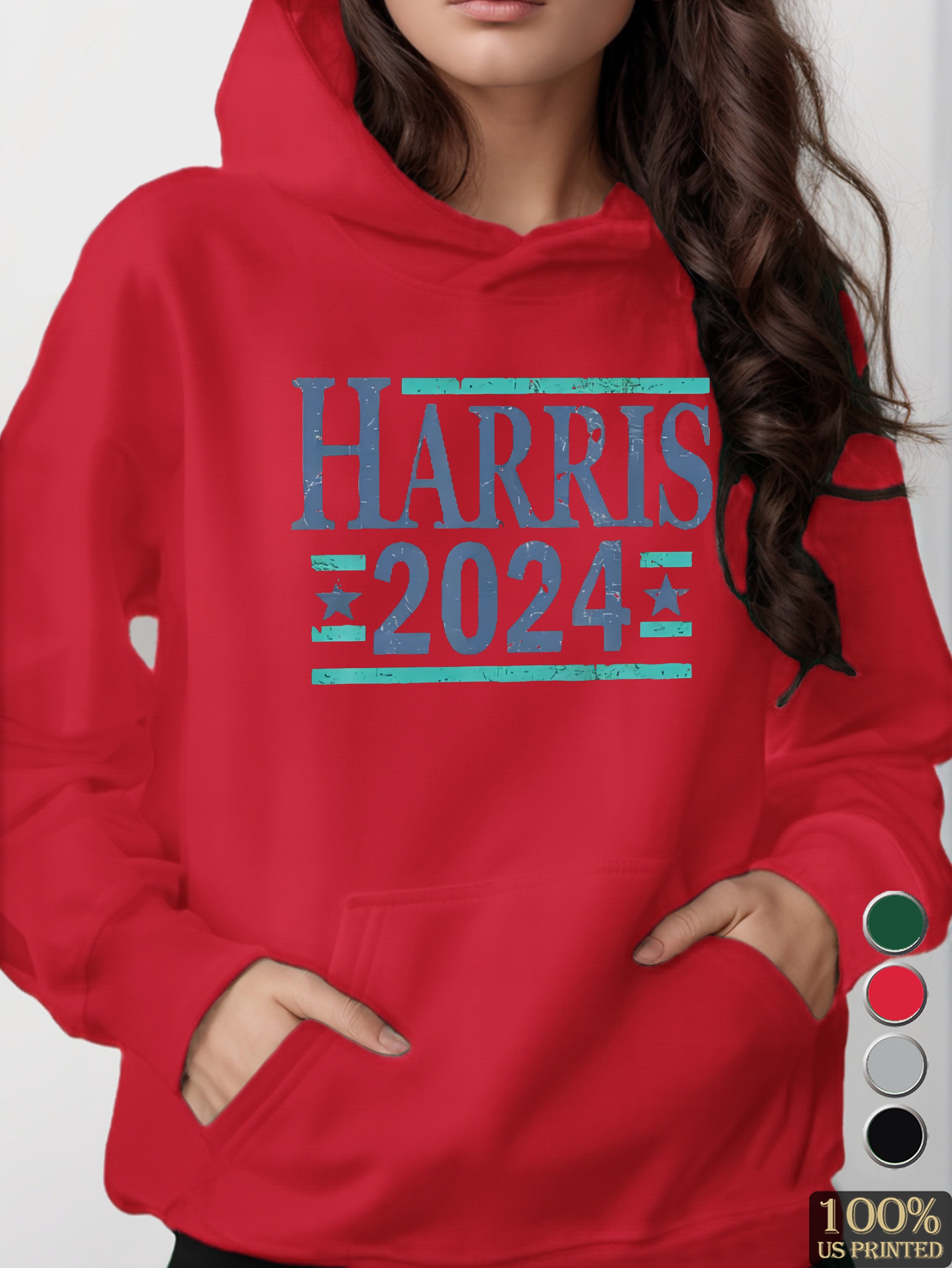 Vote Kamala Harris 2024 women's hooded sweatshirt