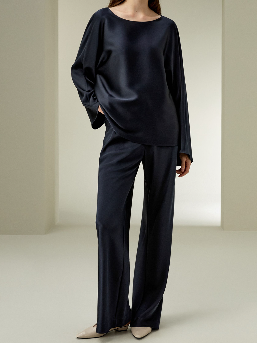 Casual Long Sleeve Simple Suit