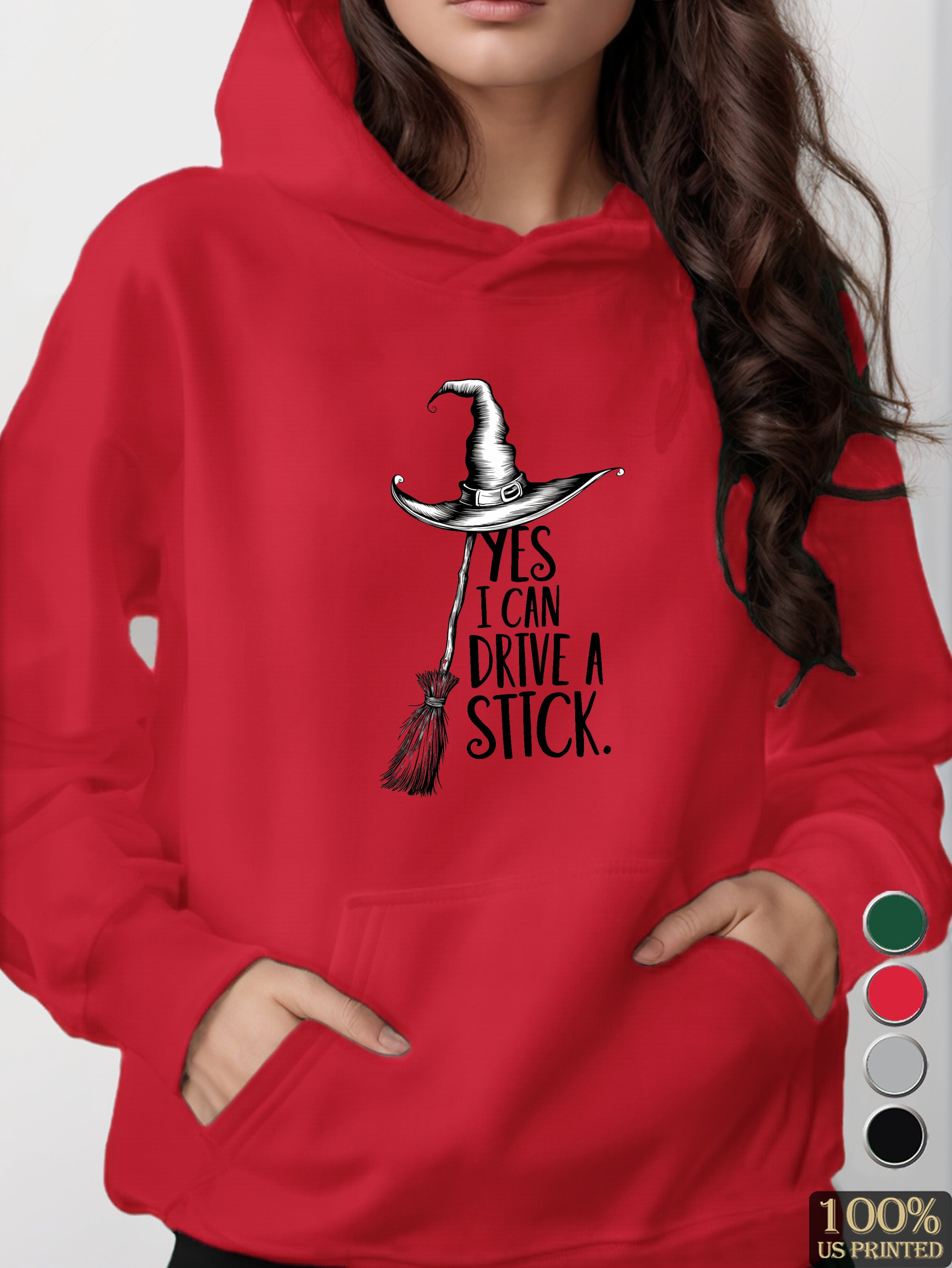 graphic women's hooded sweatshirt