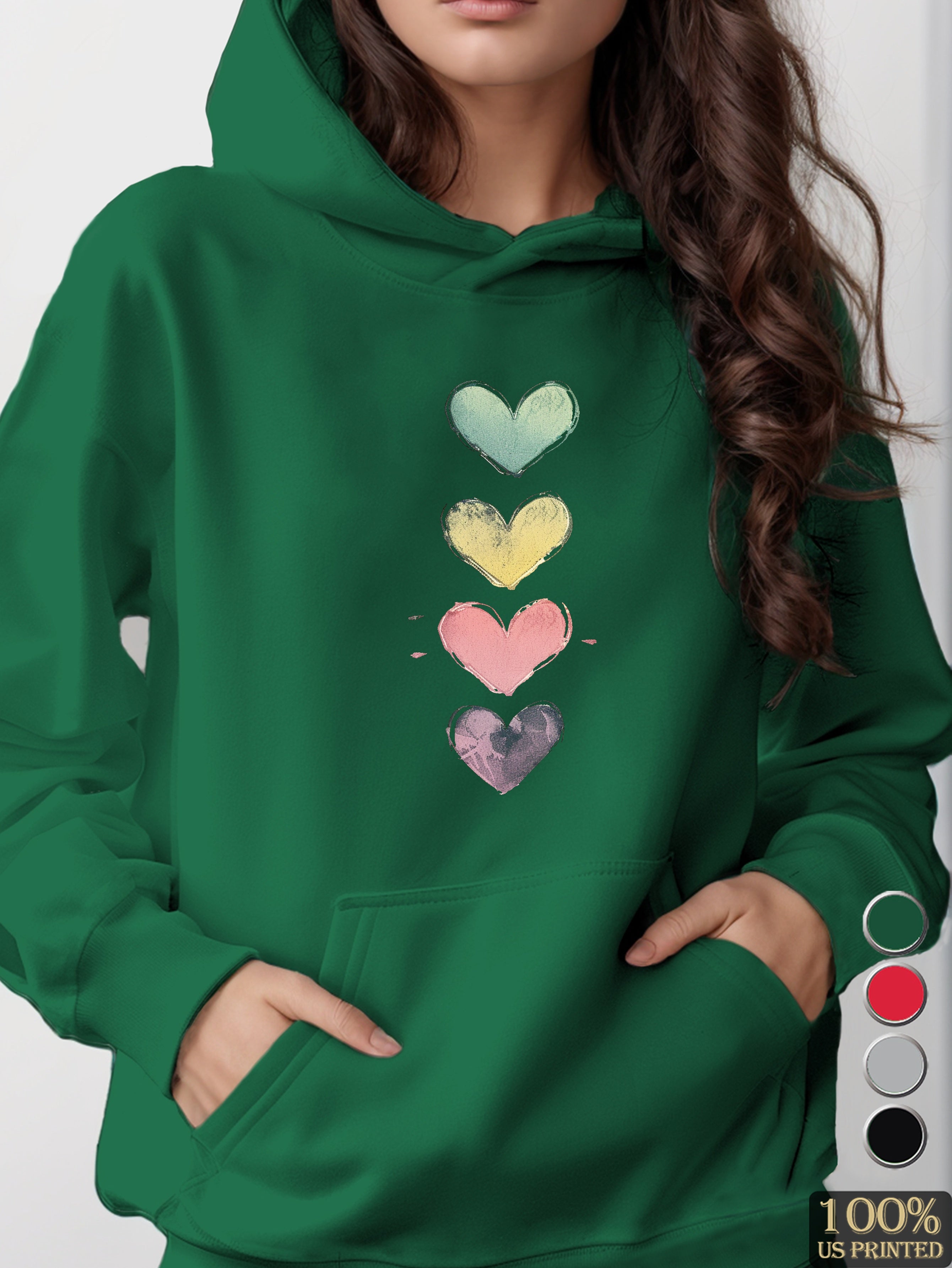 graphic women's hooded sweatshirt