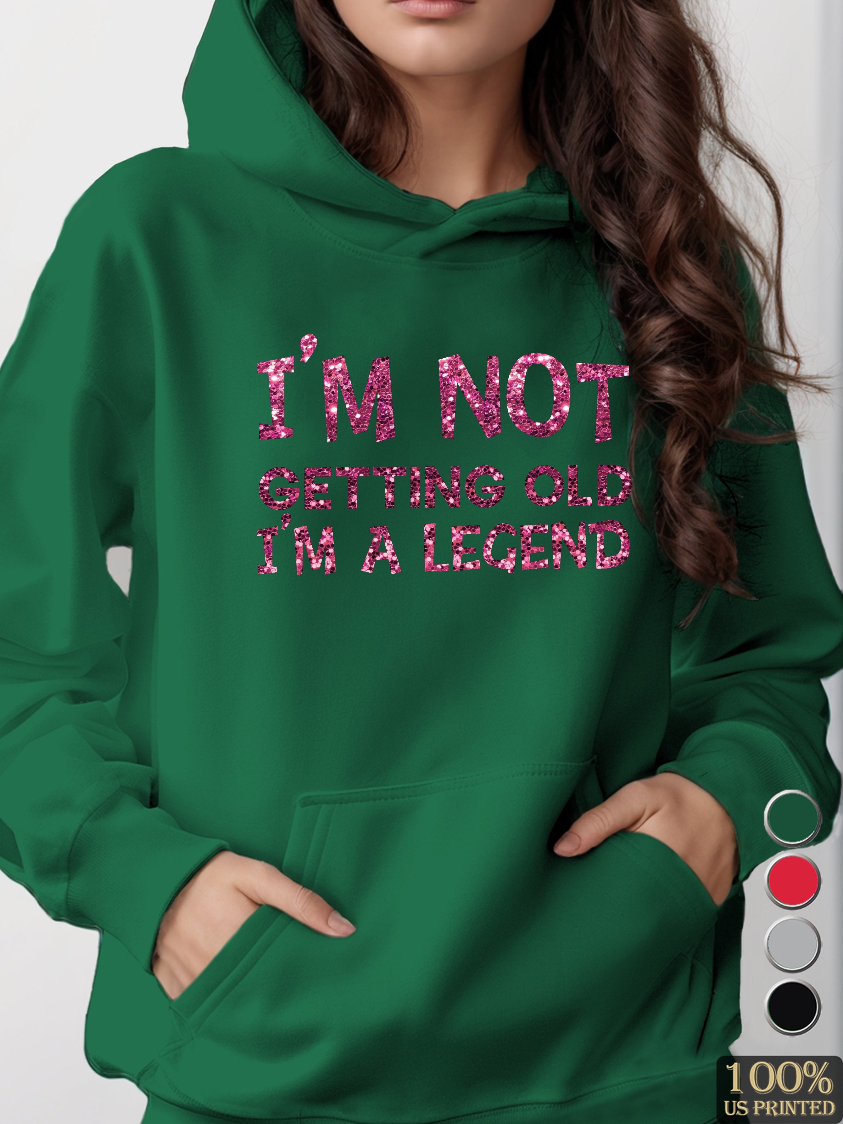 graphic women's hooded sweatshirt