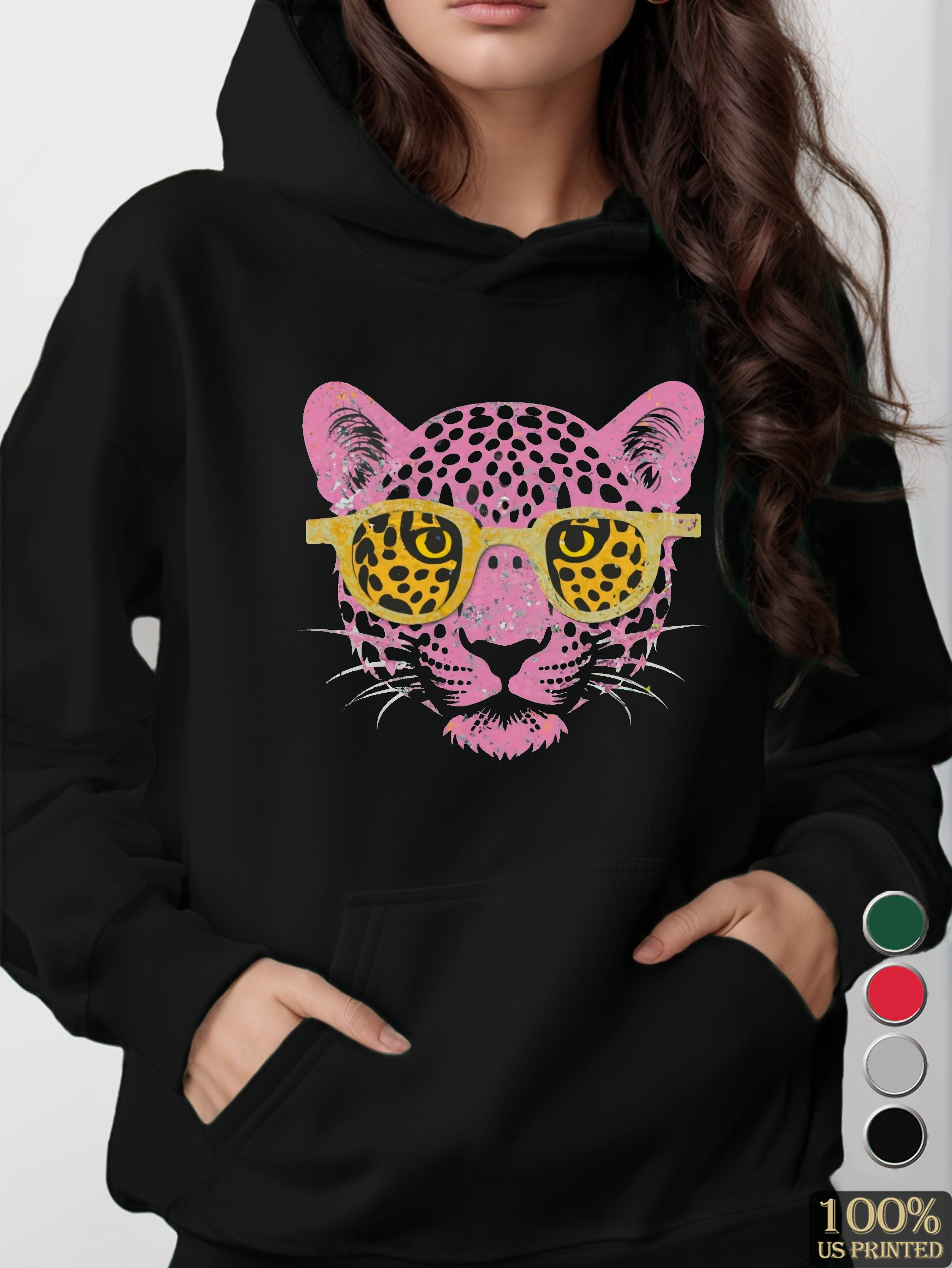 graphic women's hooded sweatshirt