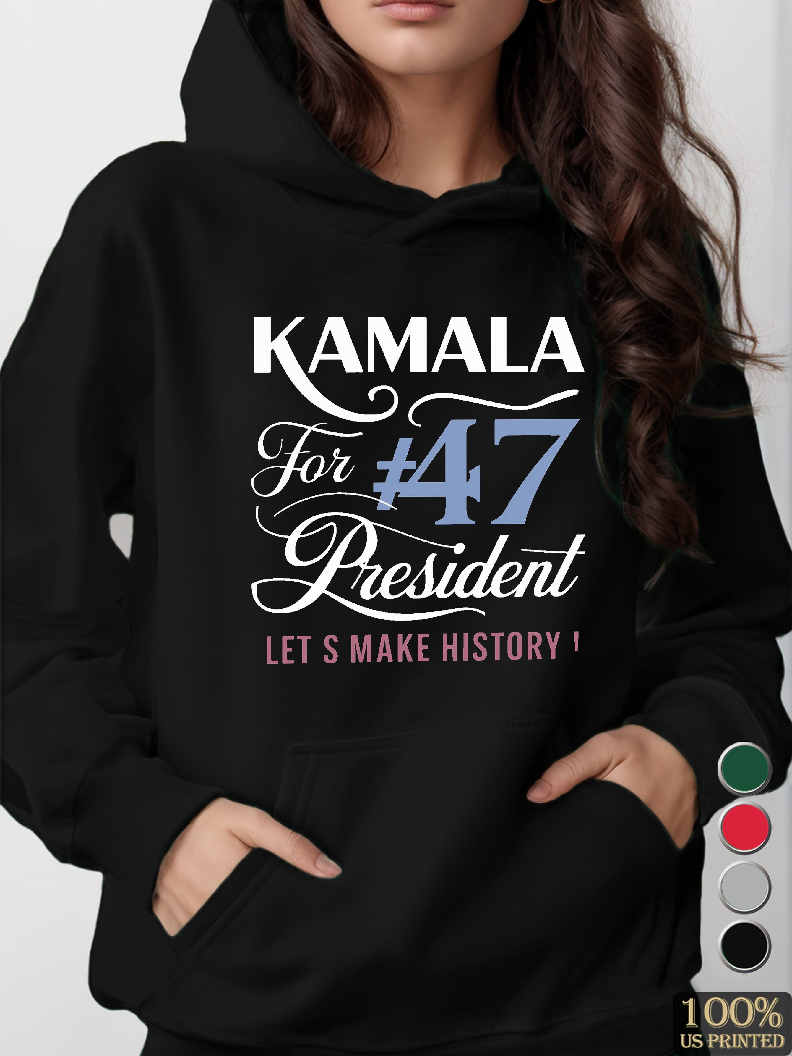 KAMALA for President 47 women's hooded sweatshirt
