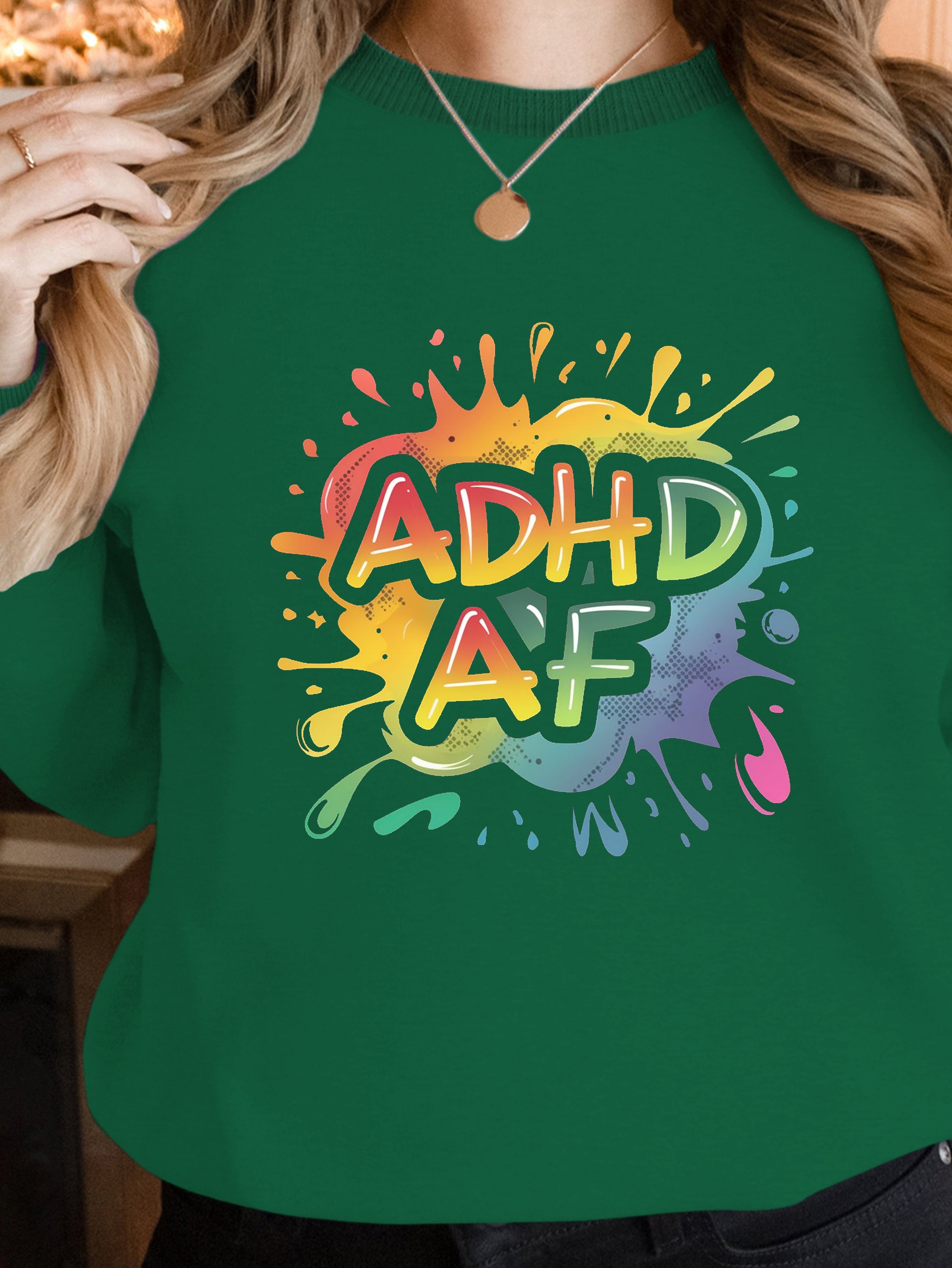 Vibrant ADHD Energy women's sweatshirts