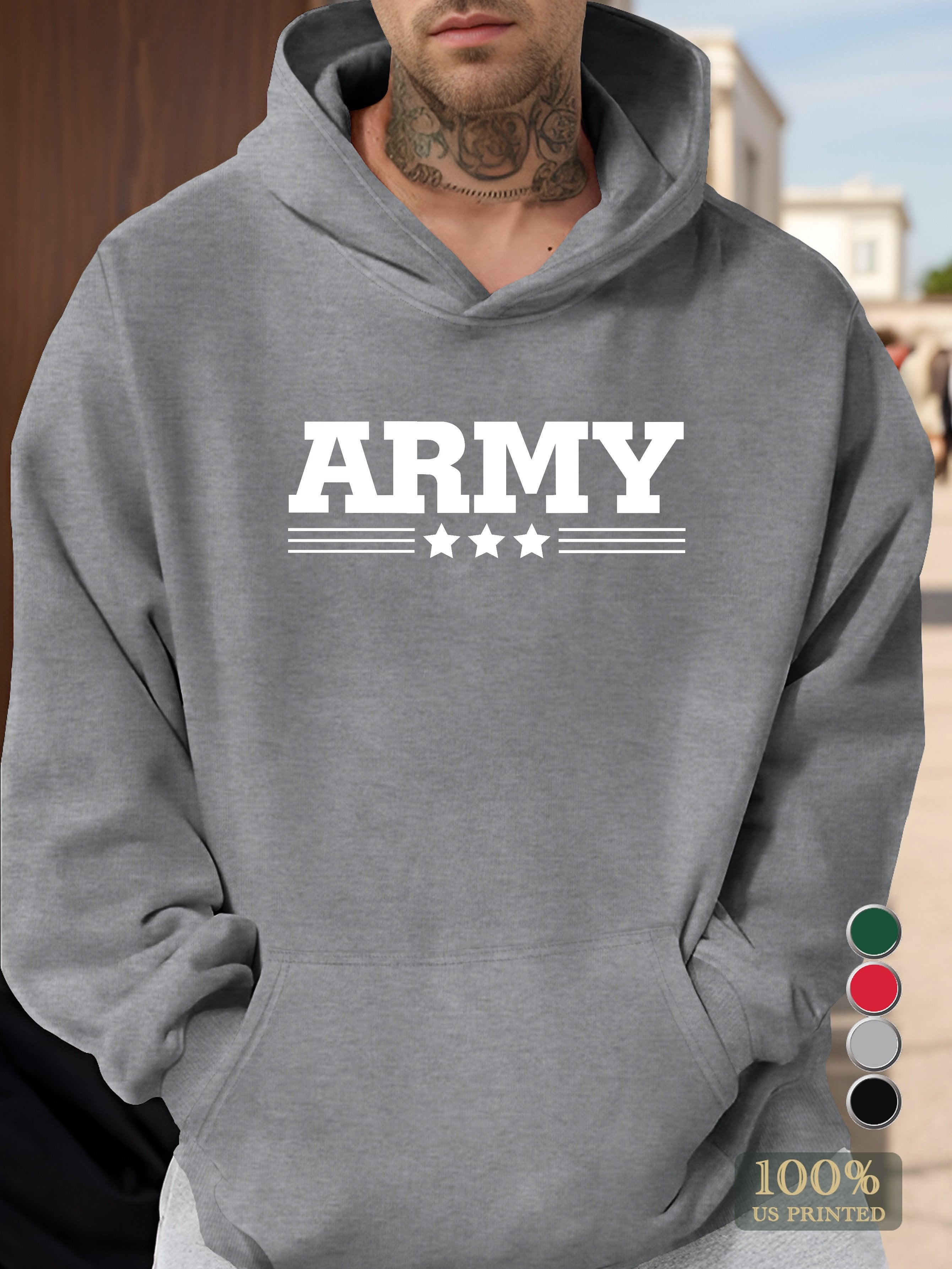 ARMY Men's hooded sweatshirt