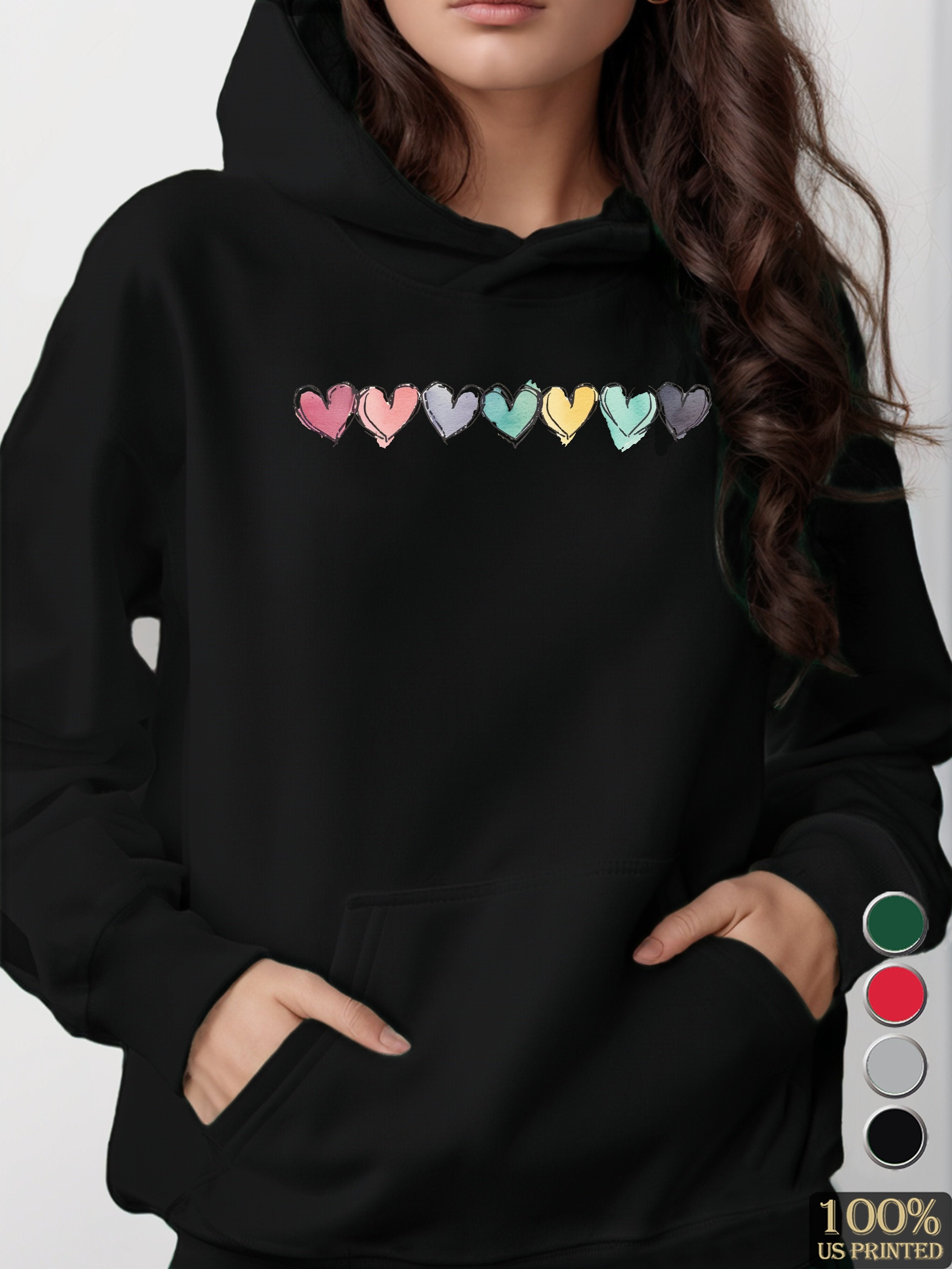 graphic women's hooded sweatshirt