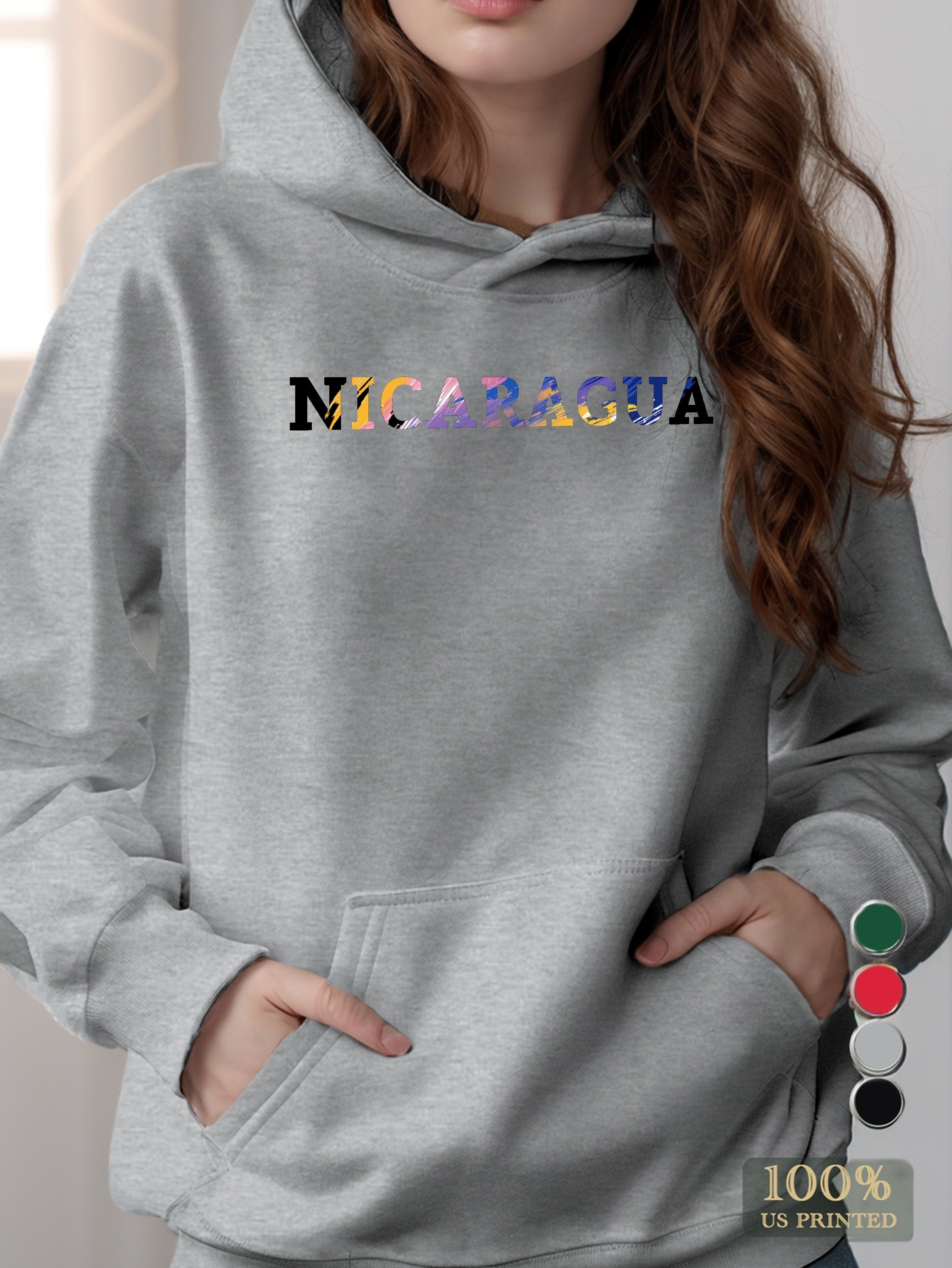 Nicaragua women's hooded sweatshirt