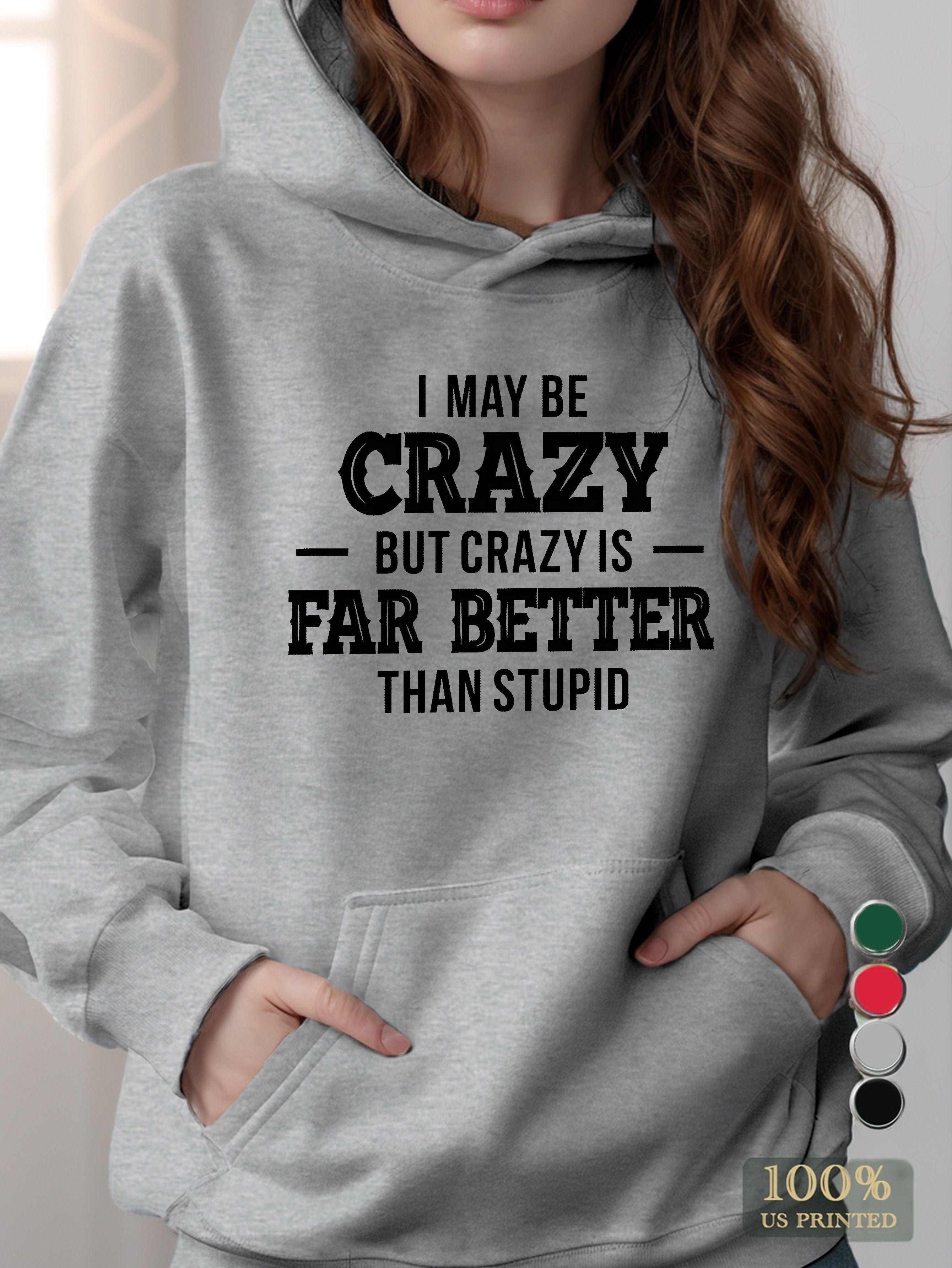 graphic women's hooded sweatshirt