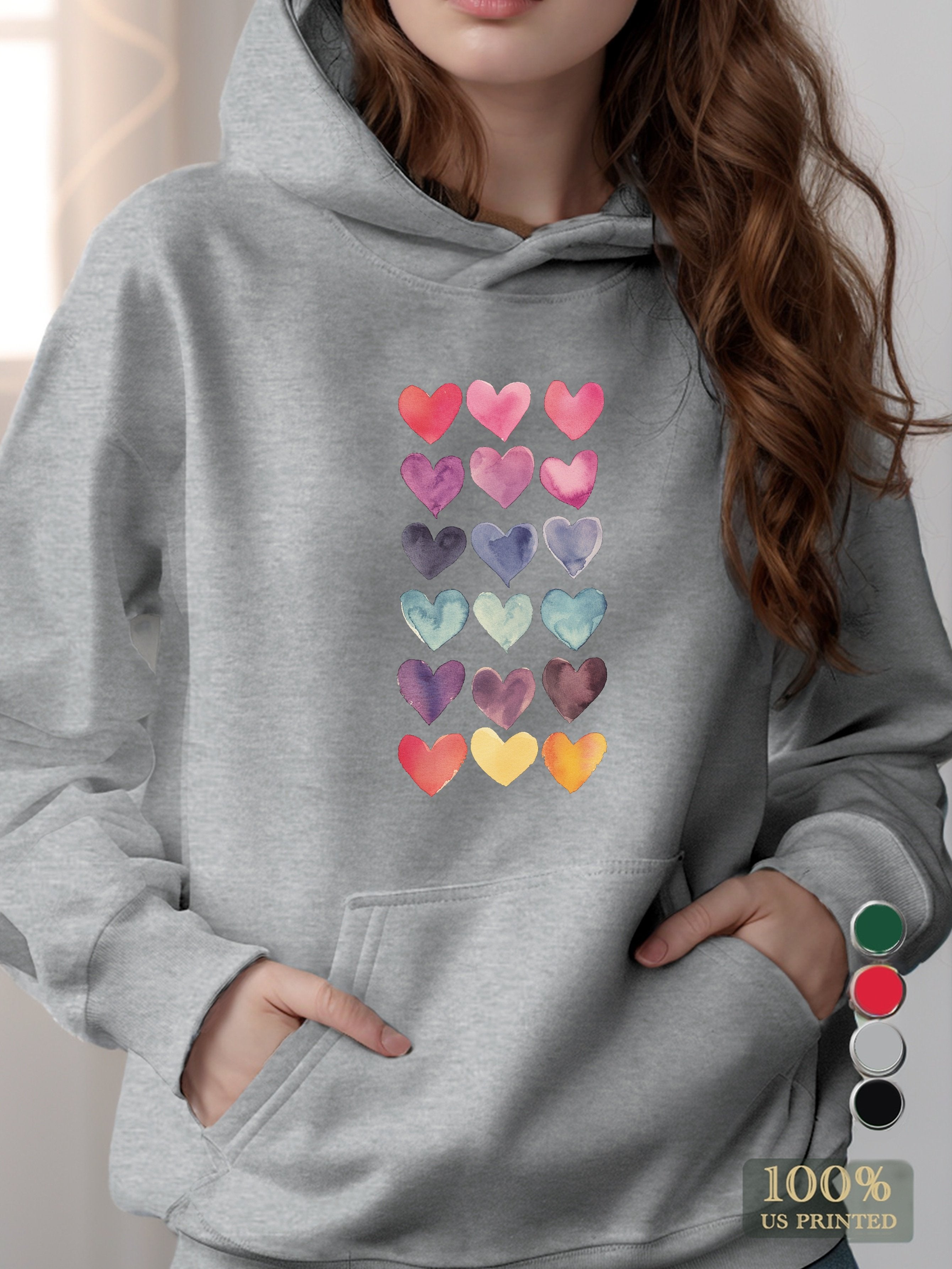 graphic women's hooded sweatshirt