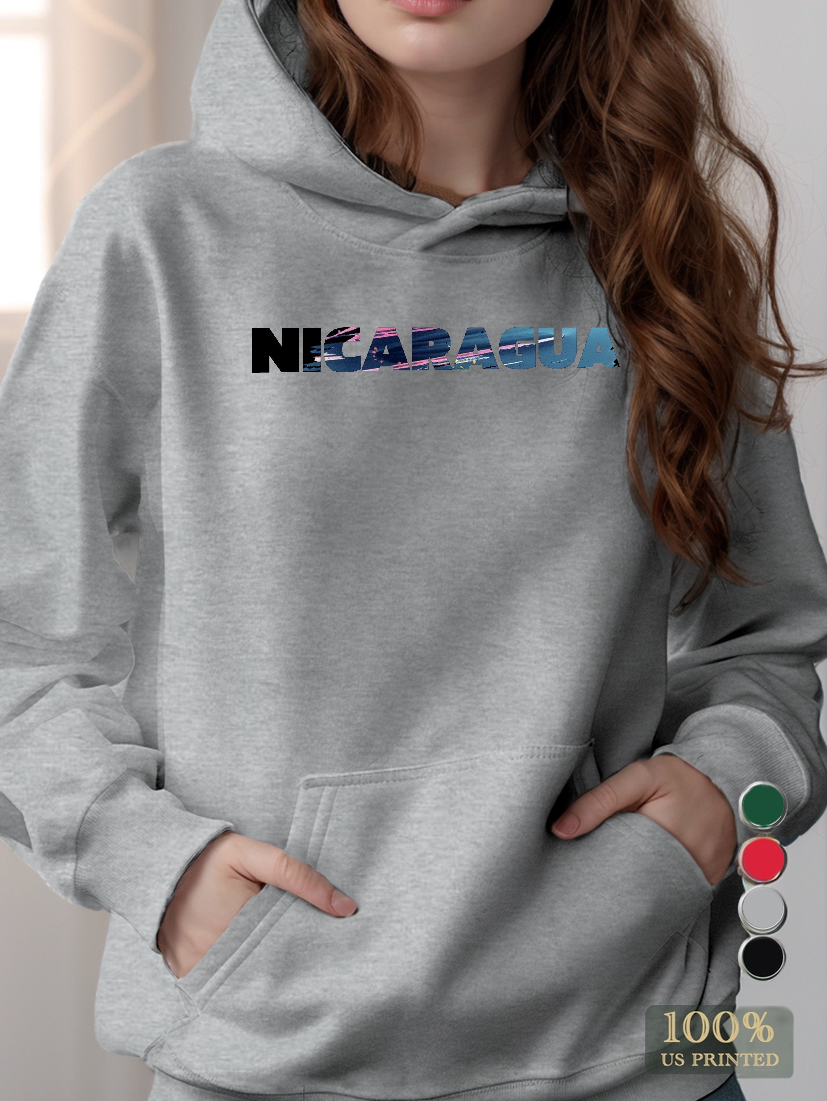 Nicaragua women's hooded sweatshirt