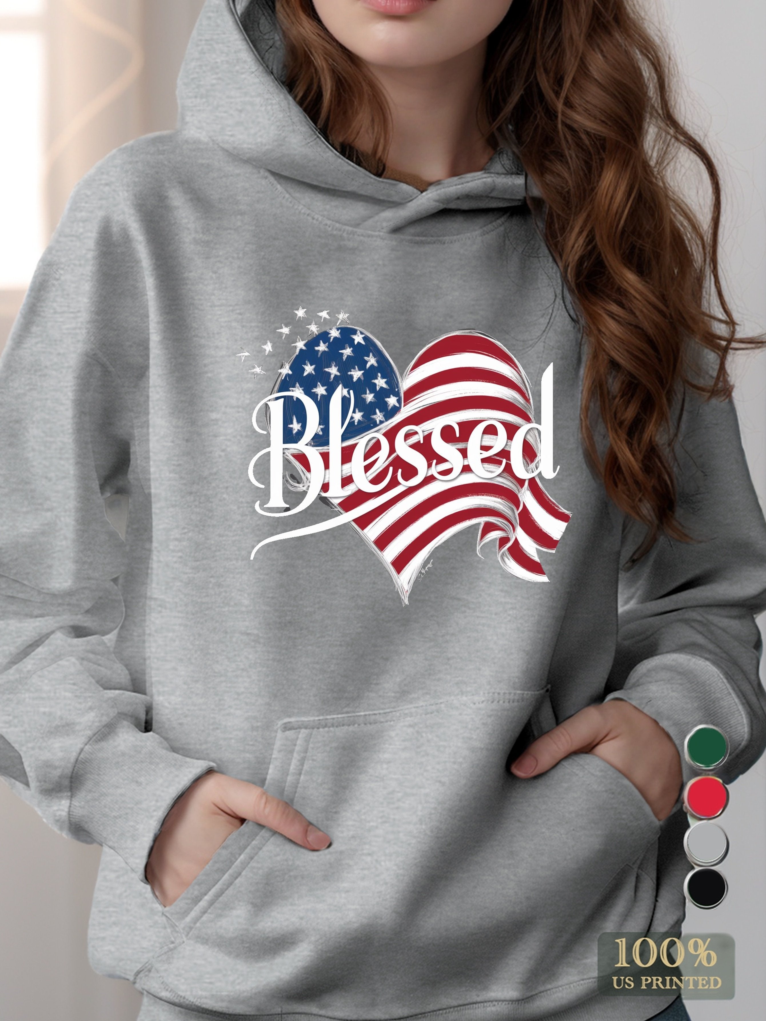 blessed women's hooded sweatshirt