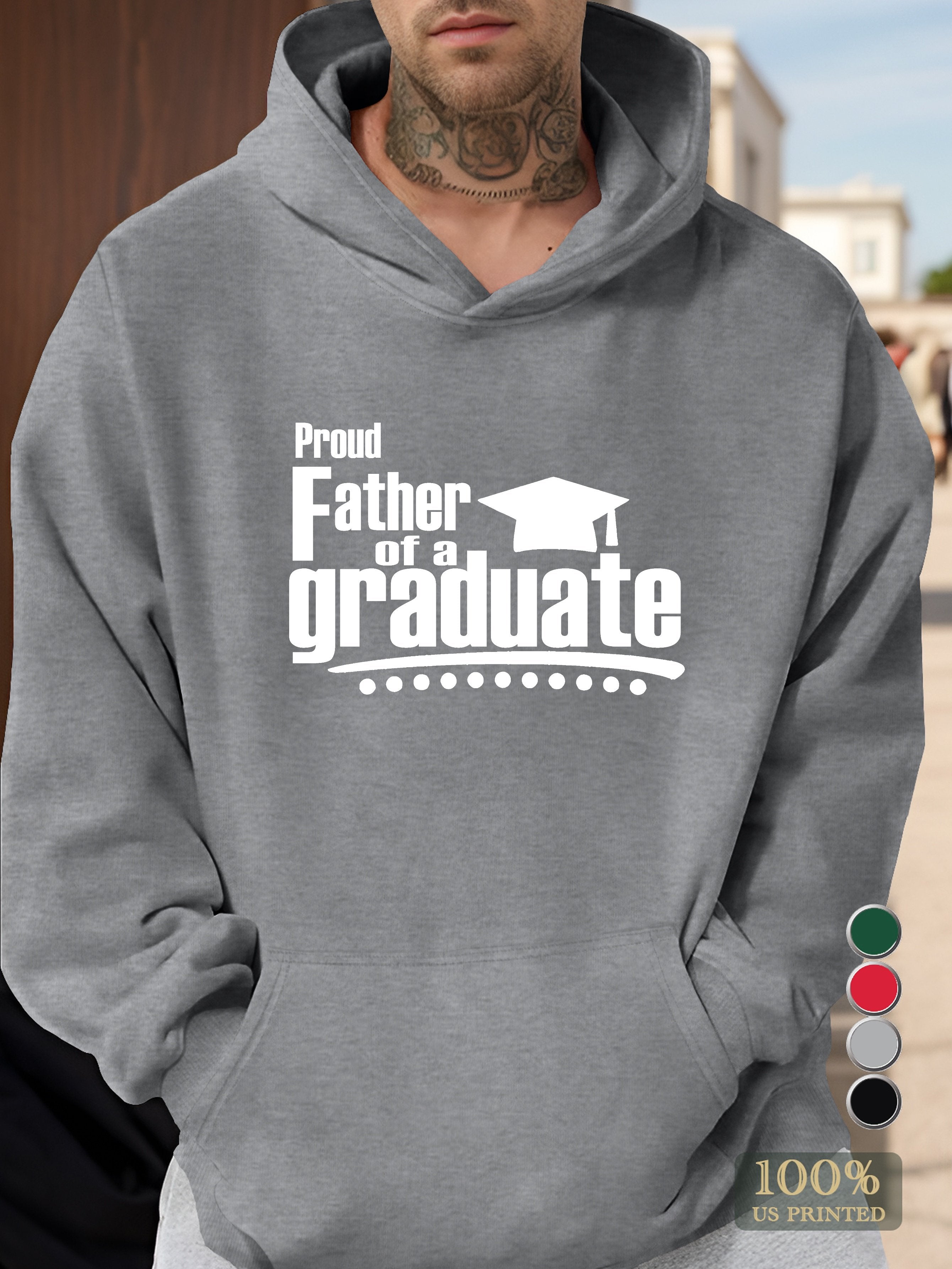 Proud Father Of Graduates Men's hooded sweatshirt