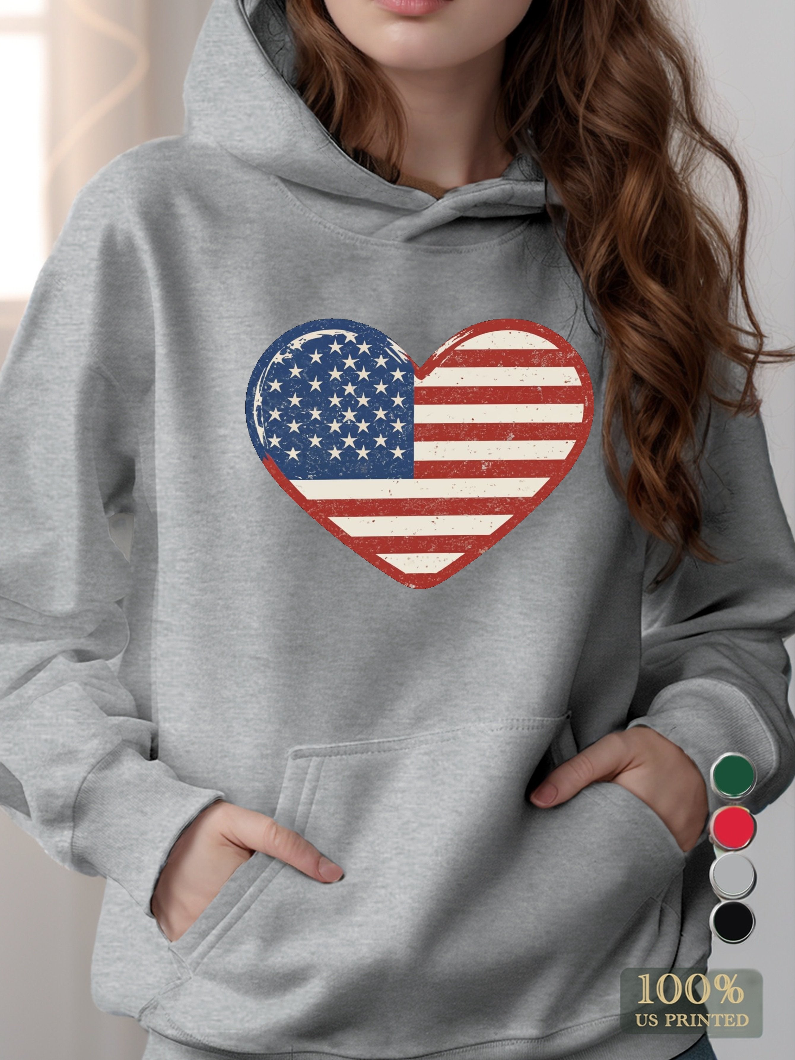 graphic women's hooded sweatshirt