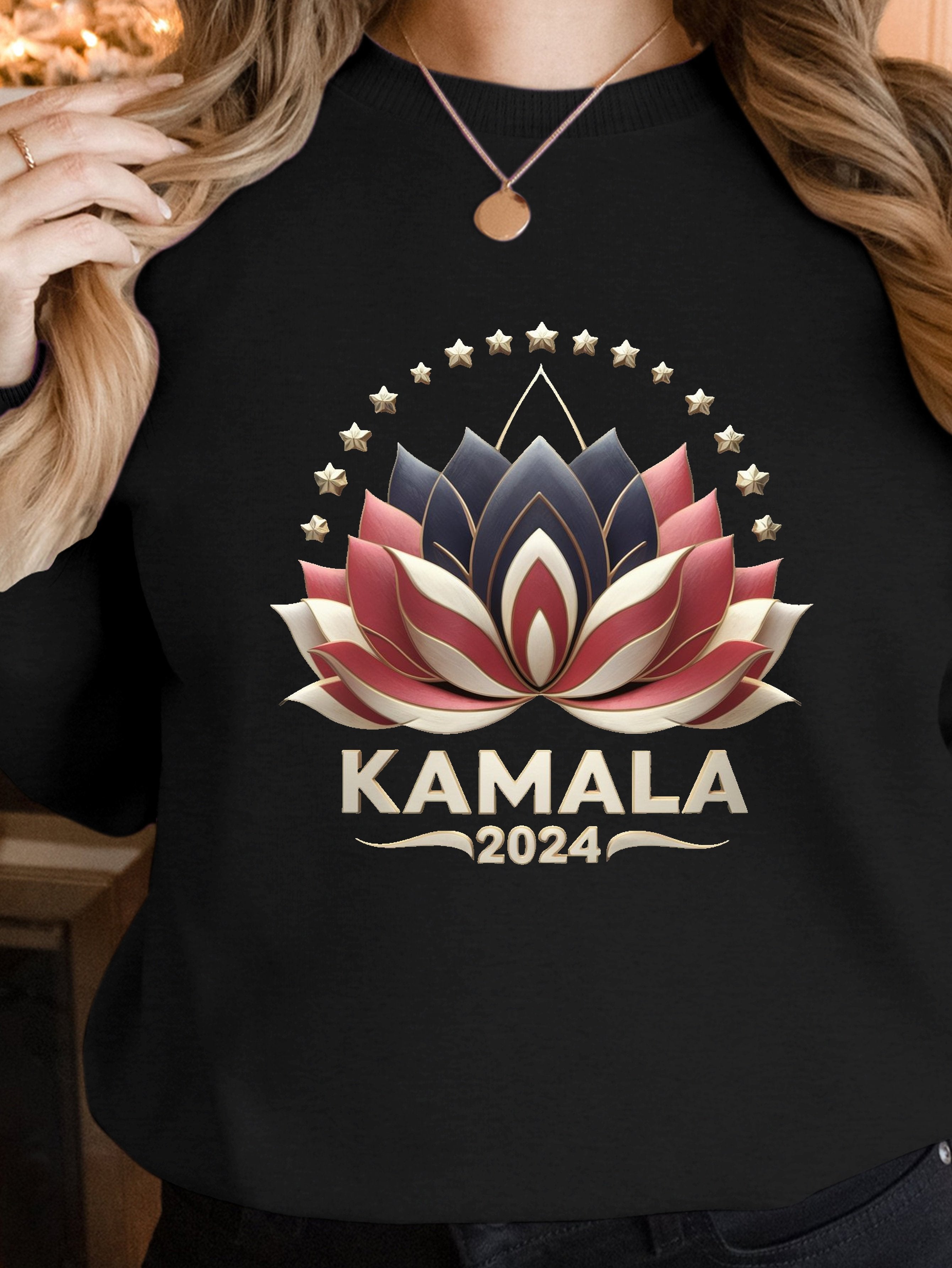 Kamala Harris 2024 lotus women's sweatshirts