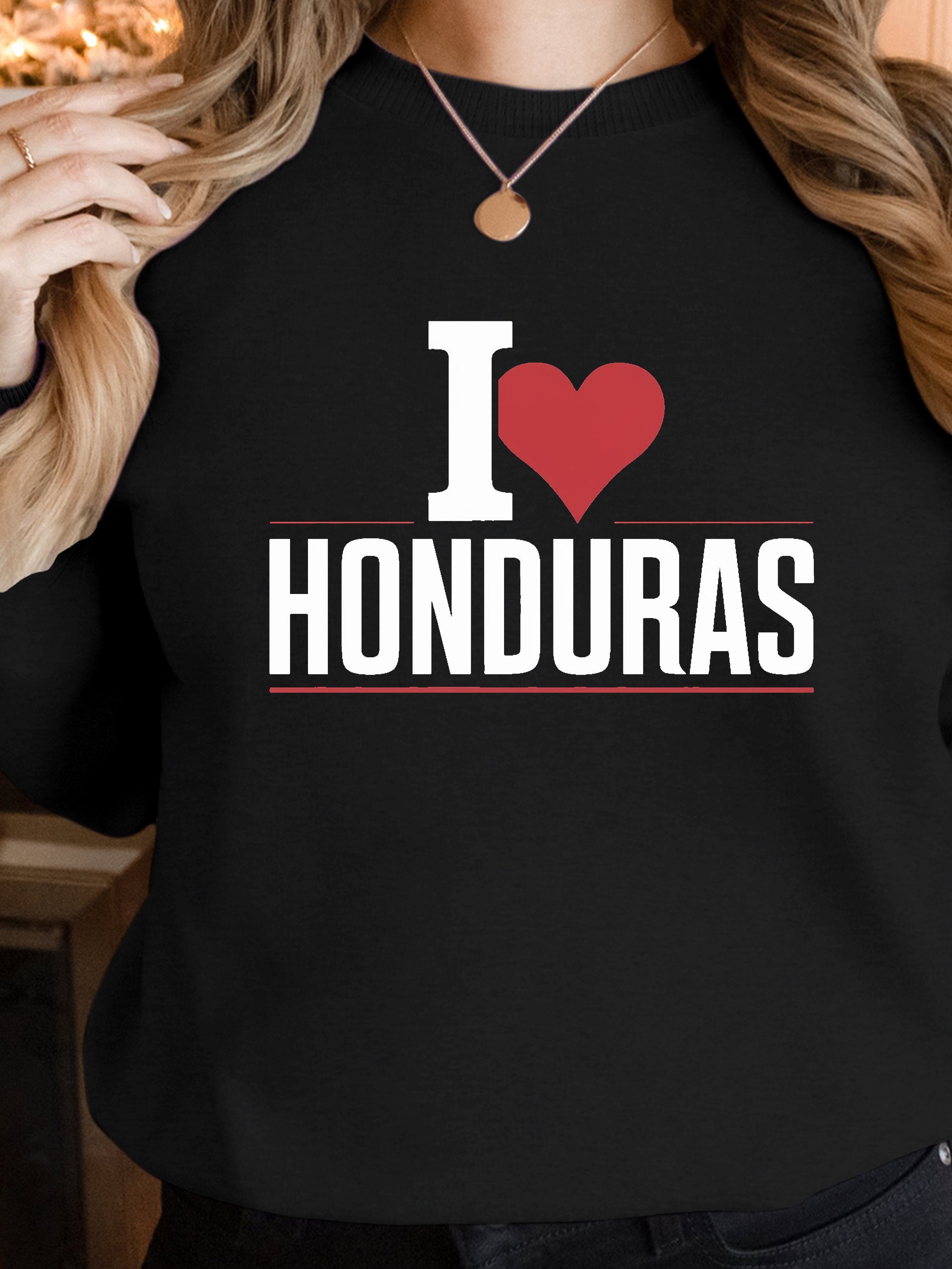 I heart HONDURAS women's sweatshirts