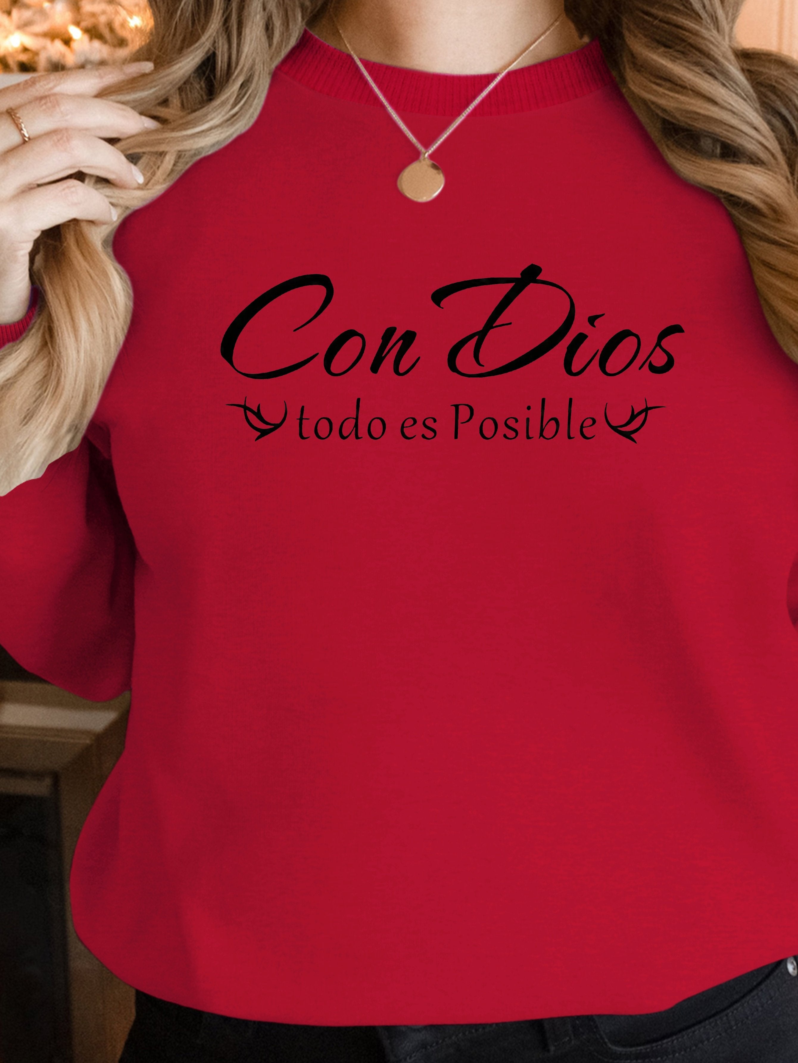 CON DIOS women's sweatshirts