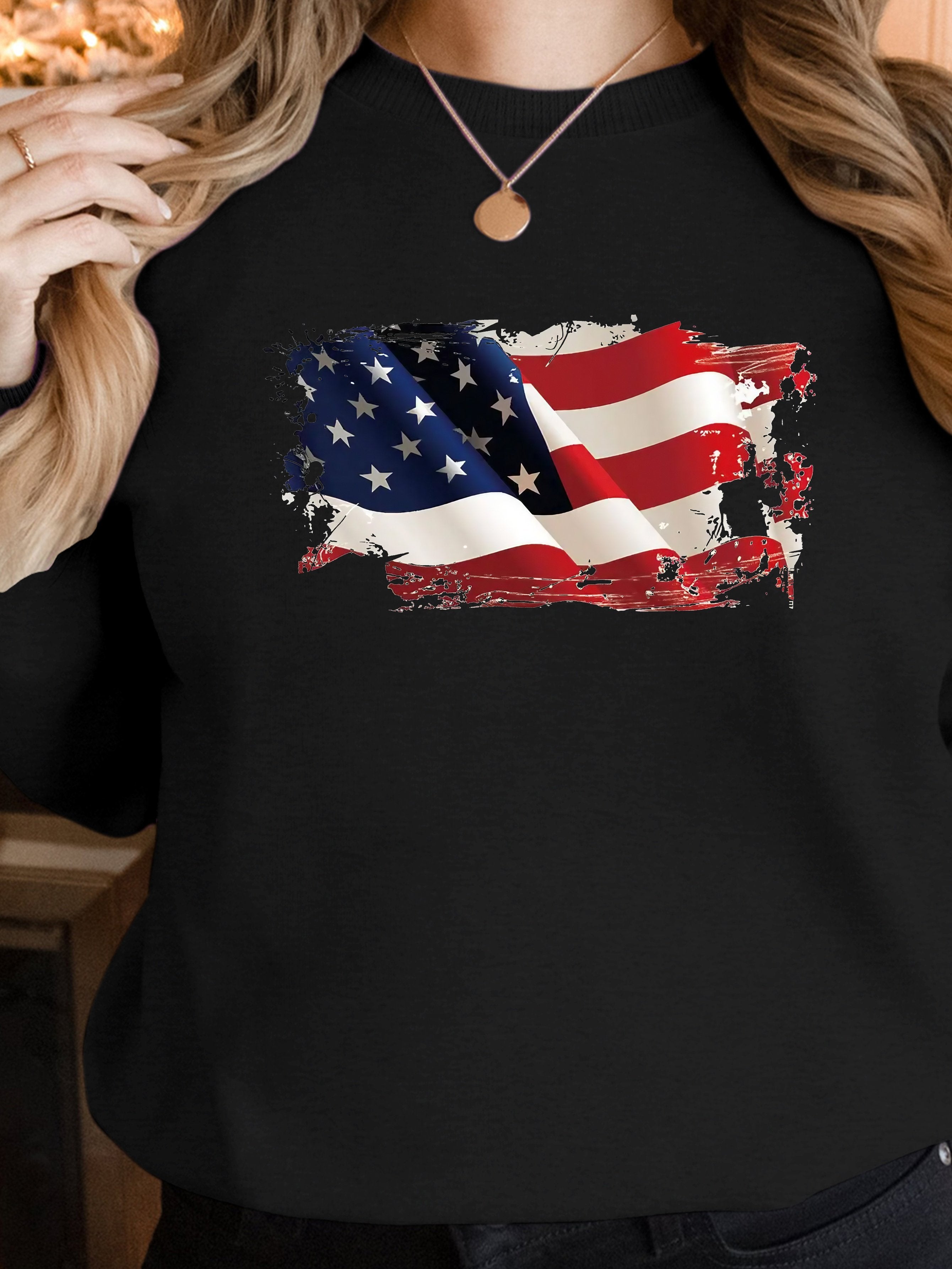 American Flag women's sweatshirts