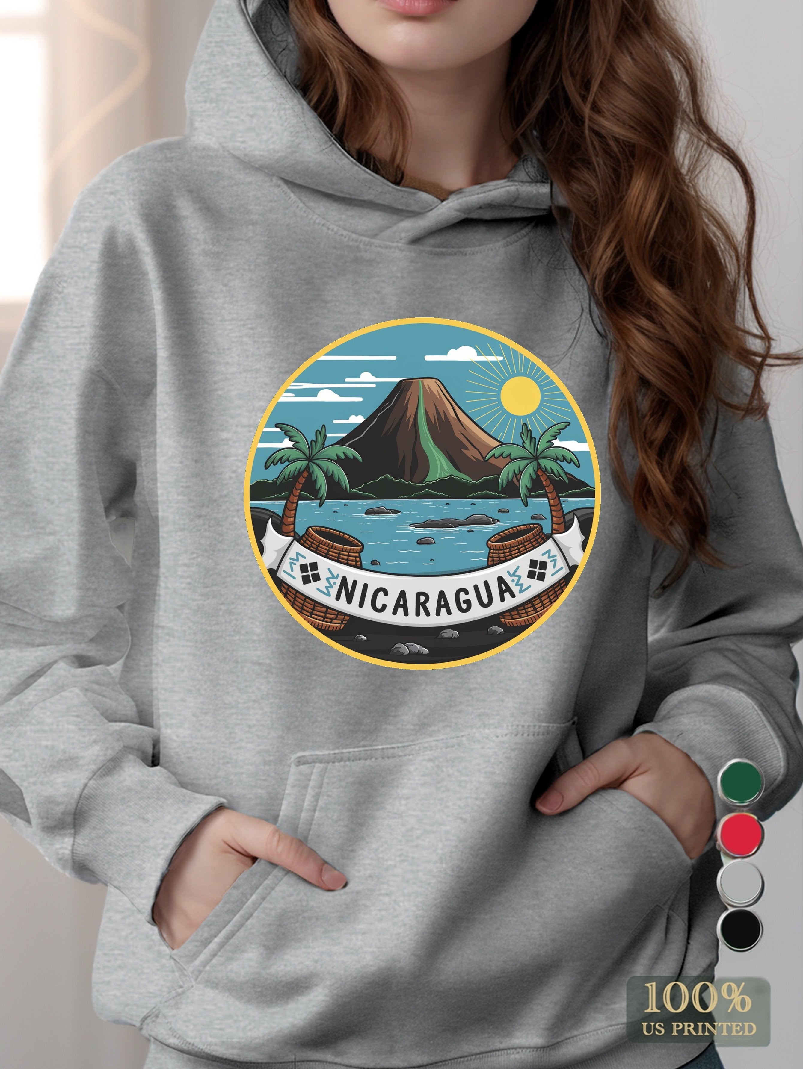 NICARAGUA women's hooded sweatshirt