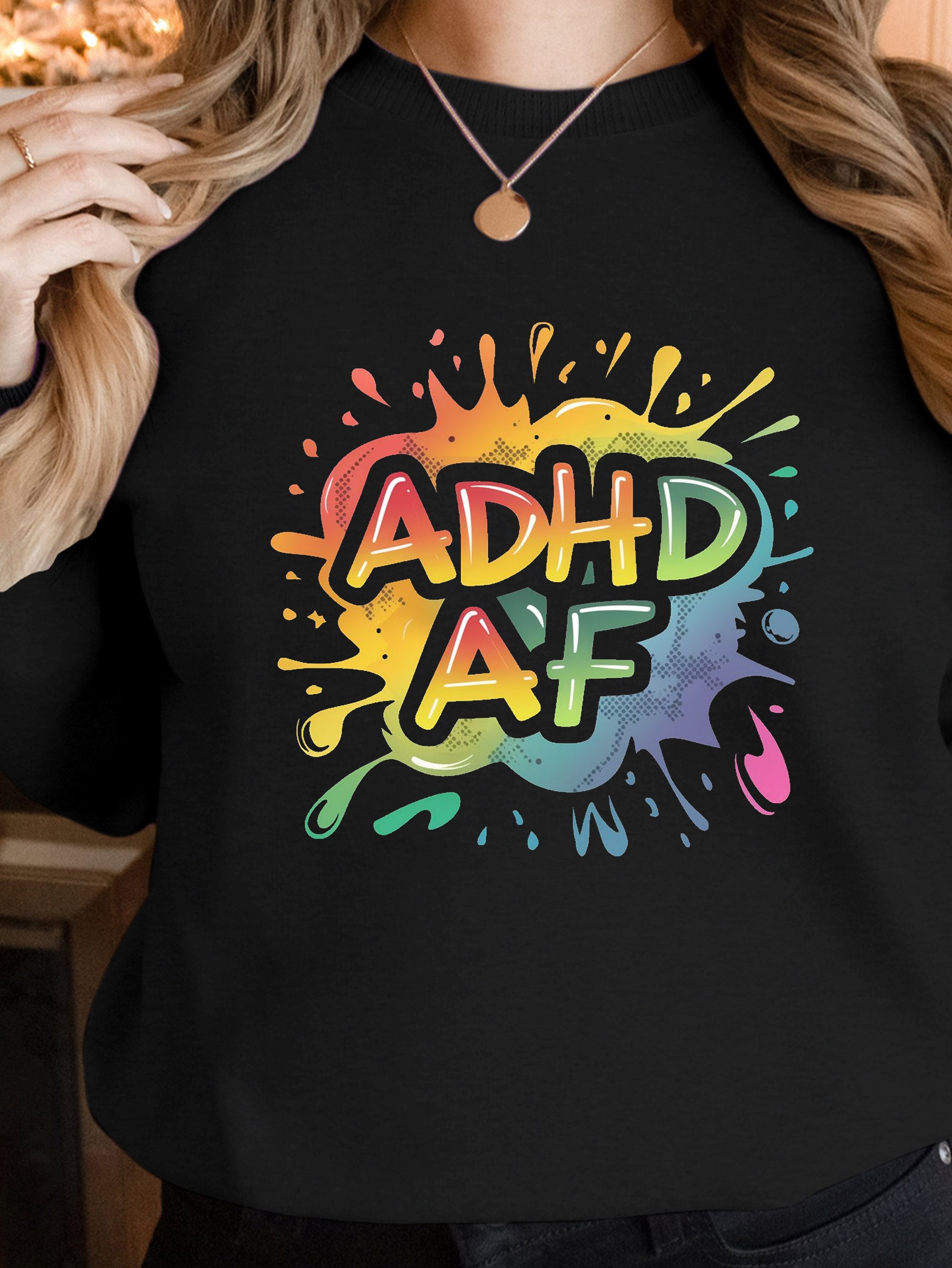 Vibrant ADHD Energy women's sweatshirts