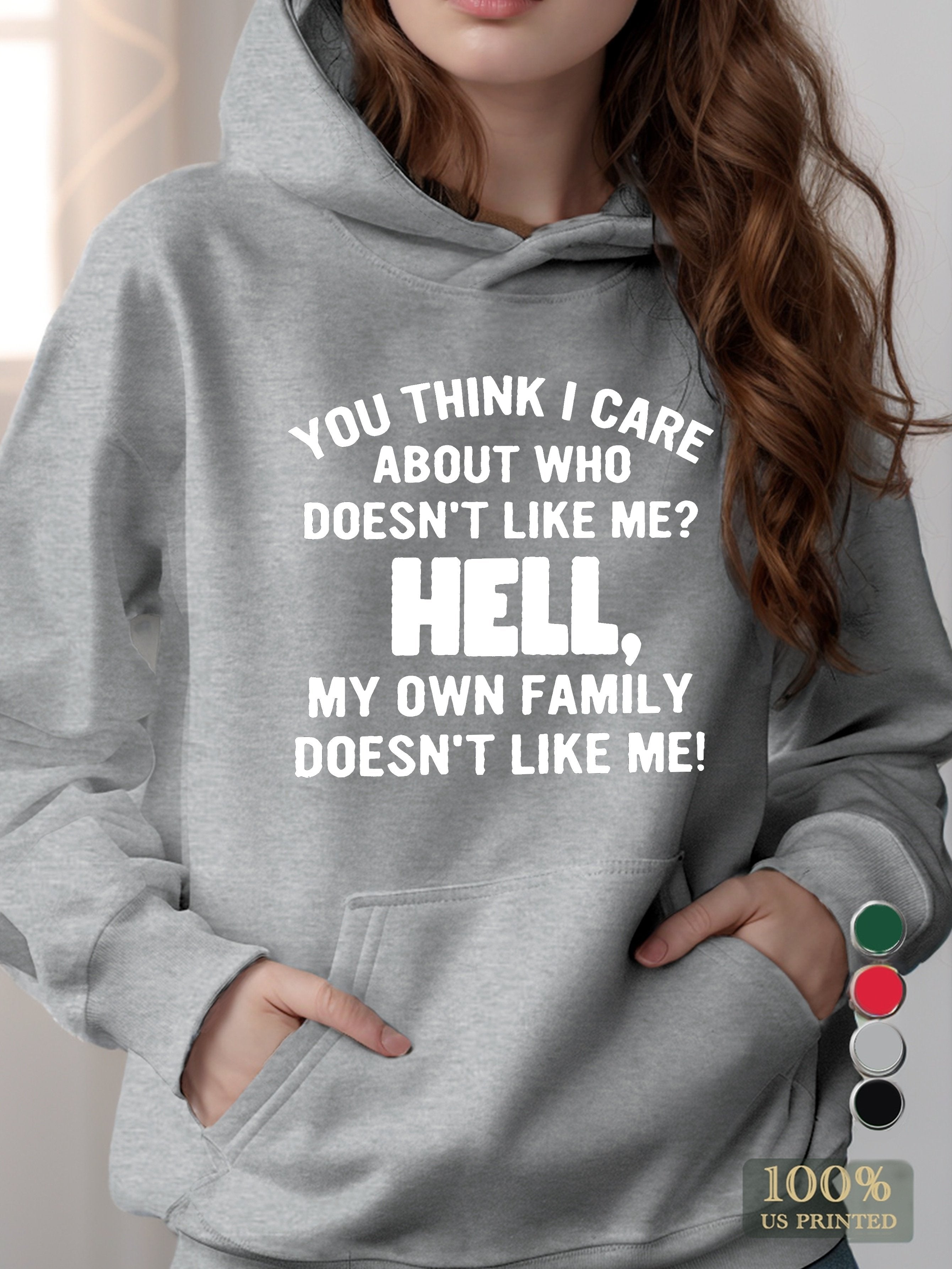 graphic women's hooded sweatshirt