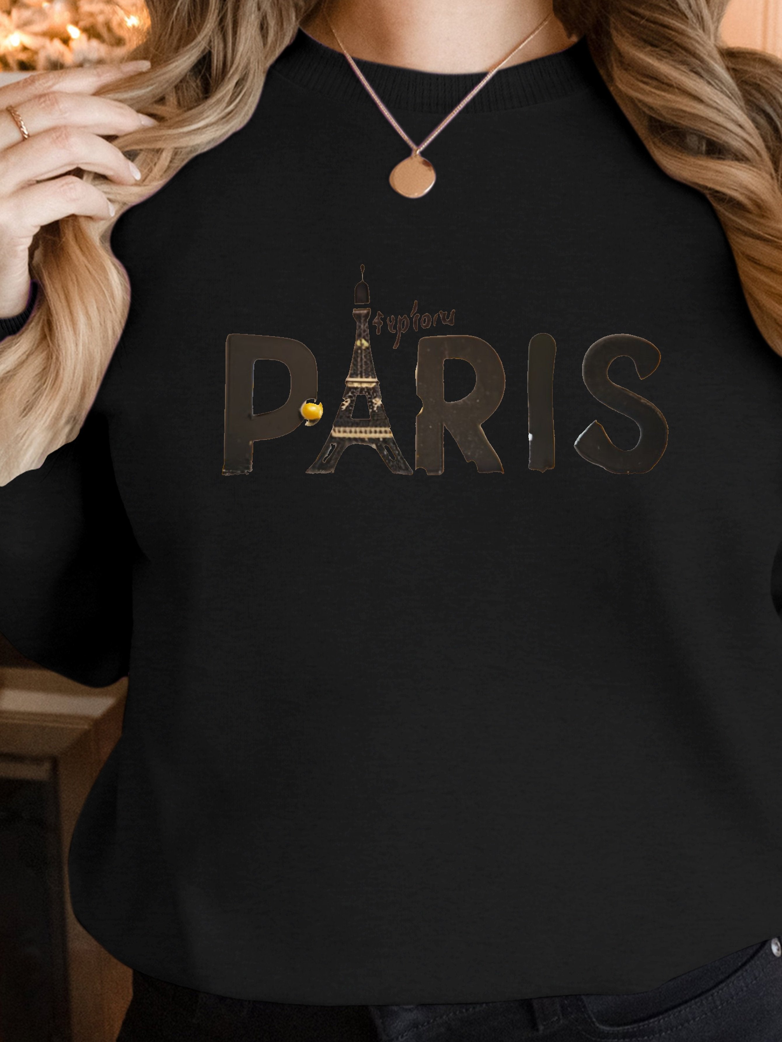 Explore Paris women's sweatshirts
