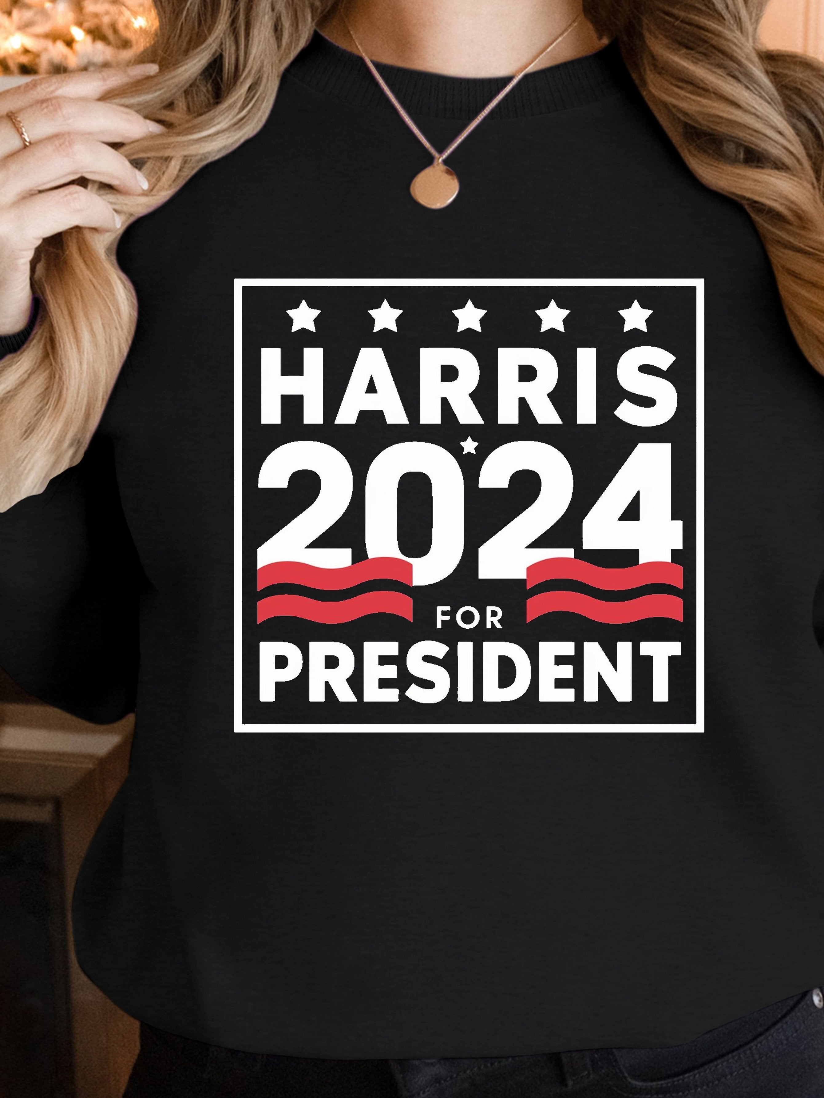 HARRIS 2024 campaign design women's sweatshirts