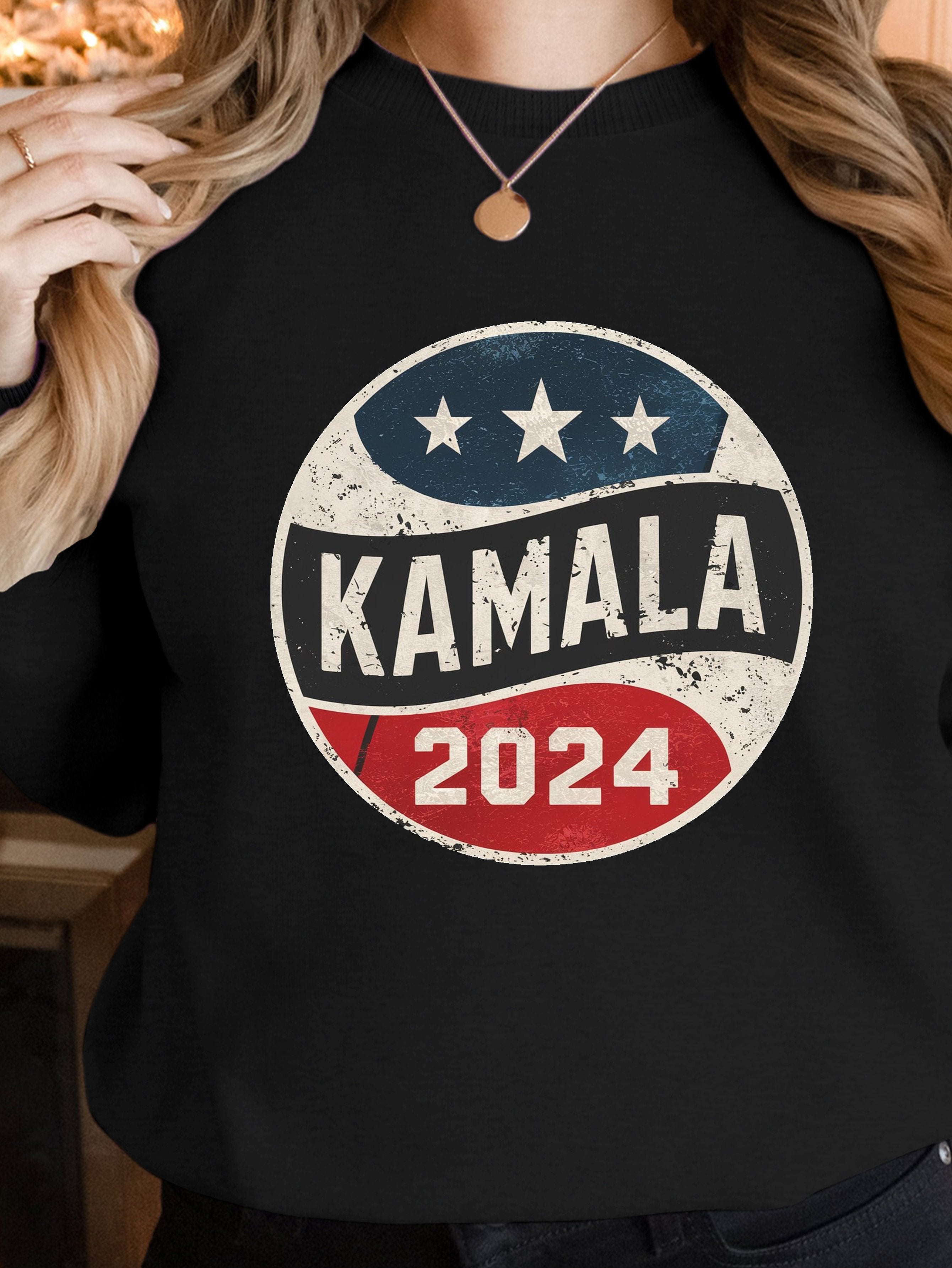 KAMALA emblem women's sweatshirts