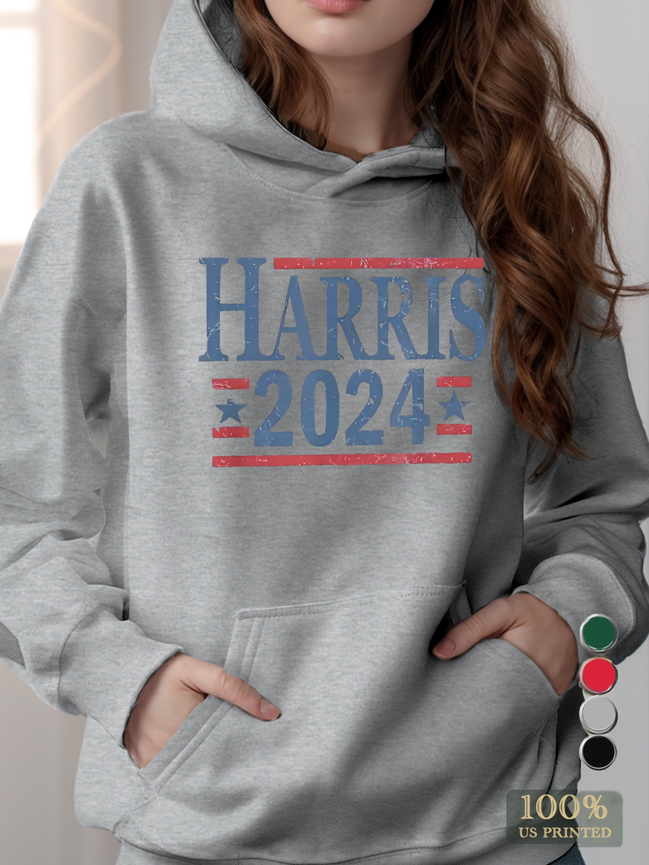 Vote Kamala Harris 2024 women's hooded sweatshirt