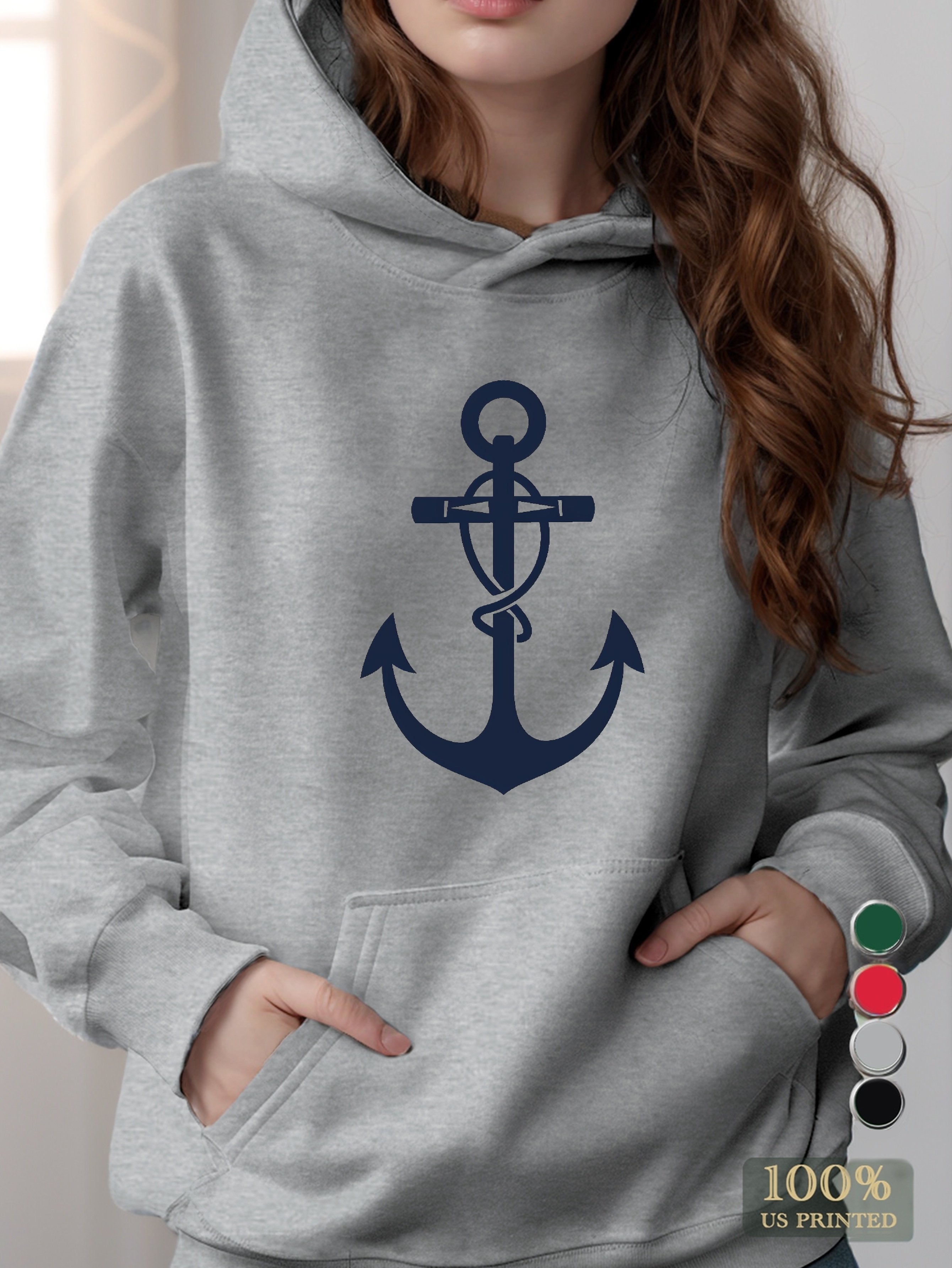 graphic women's hooded sweatshirt