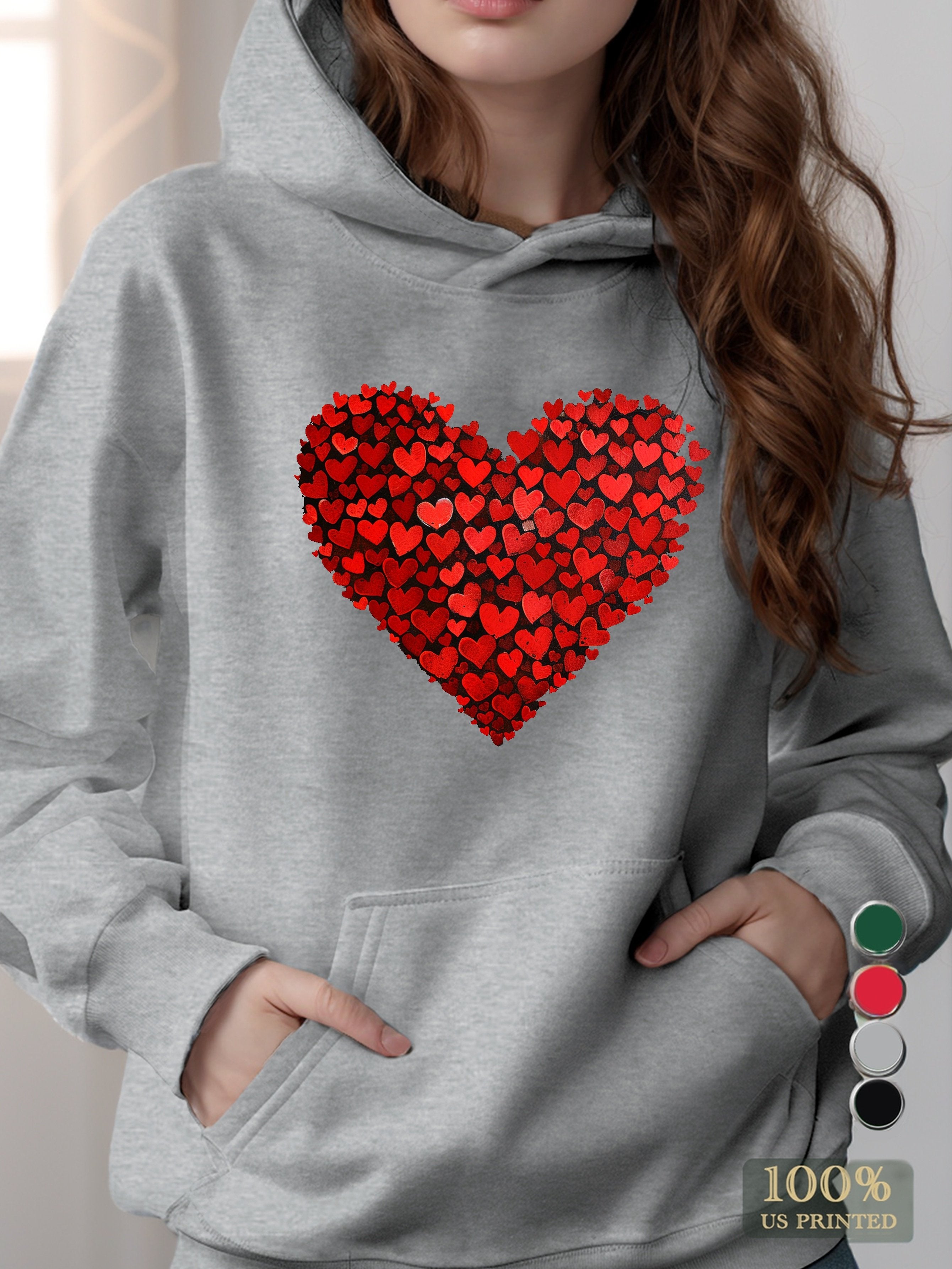 graphic women's hooded sweatshirt