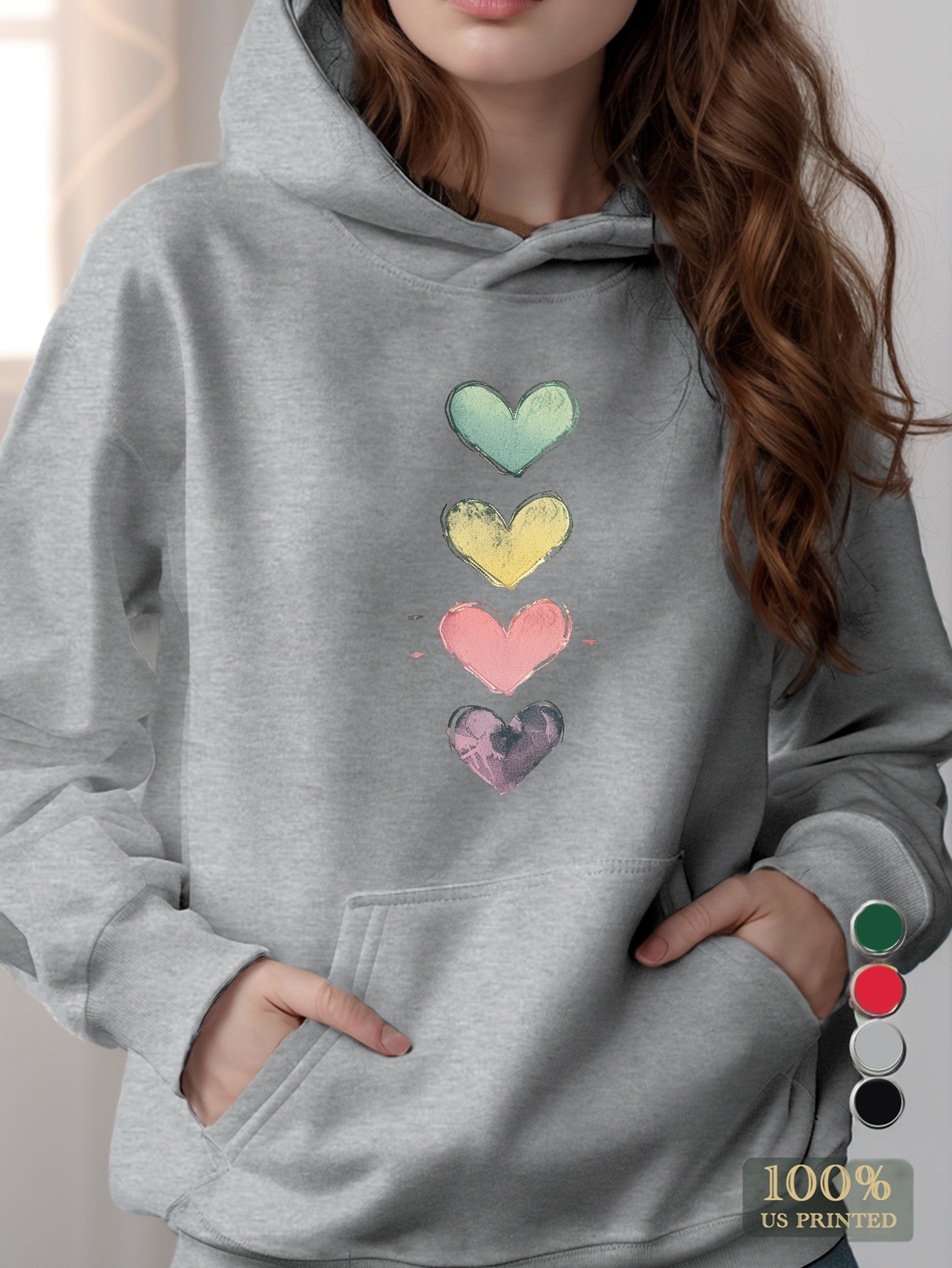 graphic women's hooded sweatshirt