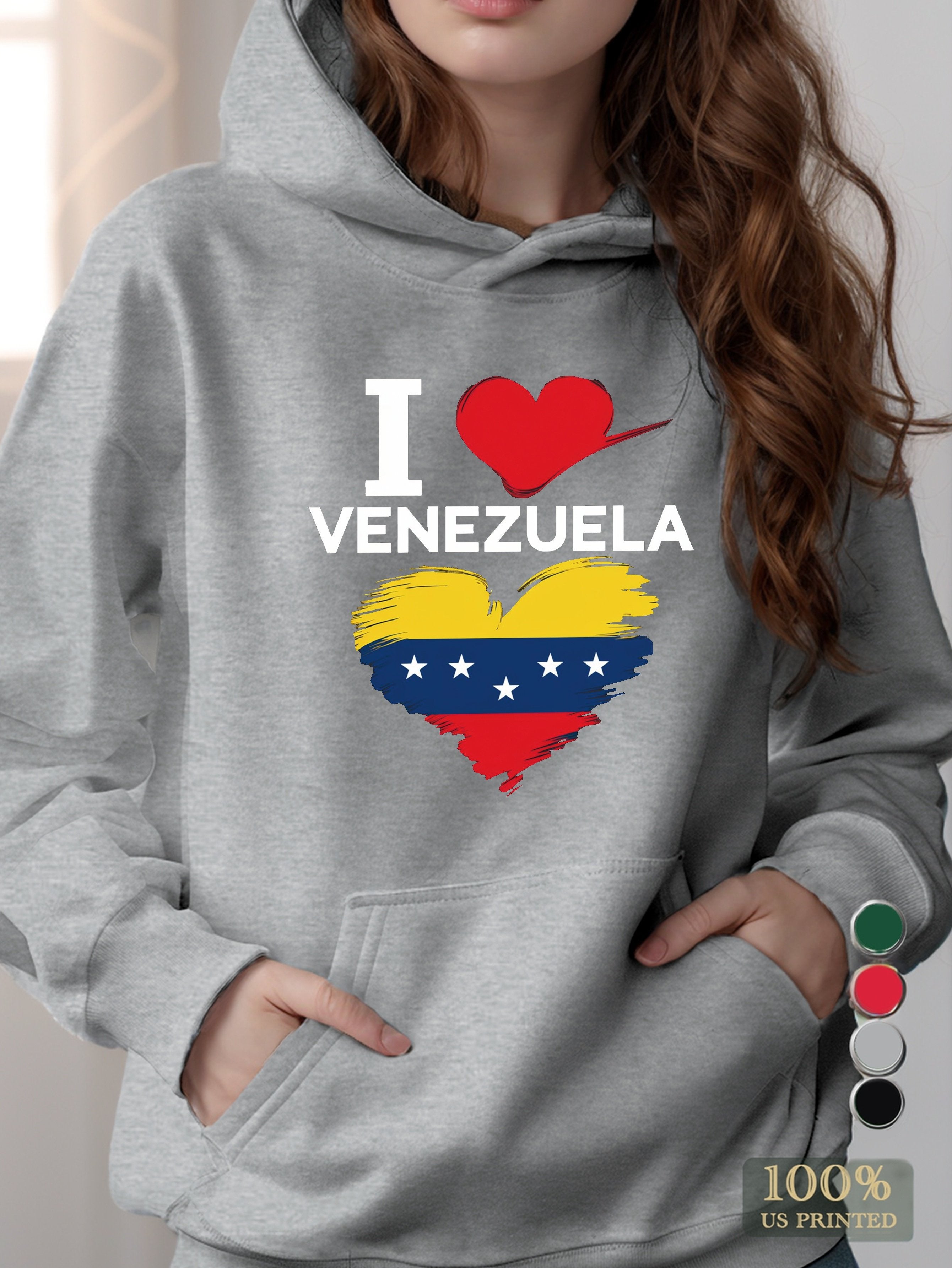 I VENEZUELA women's hooded sweatshirt