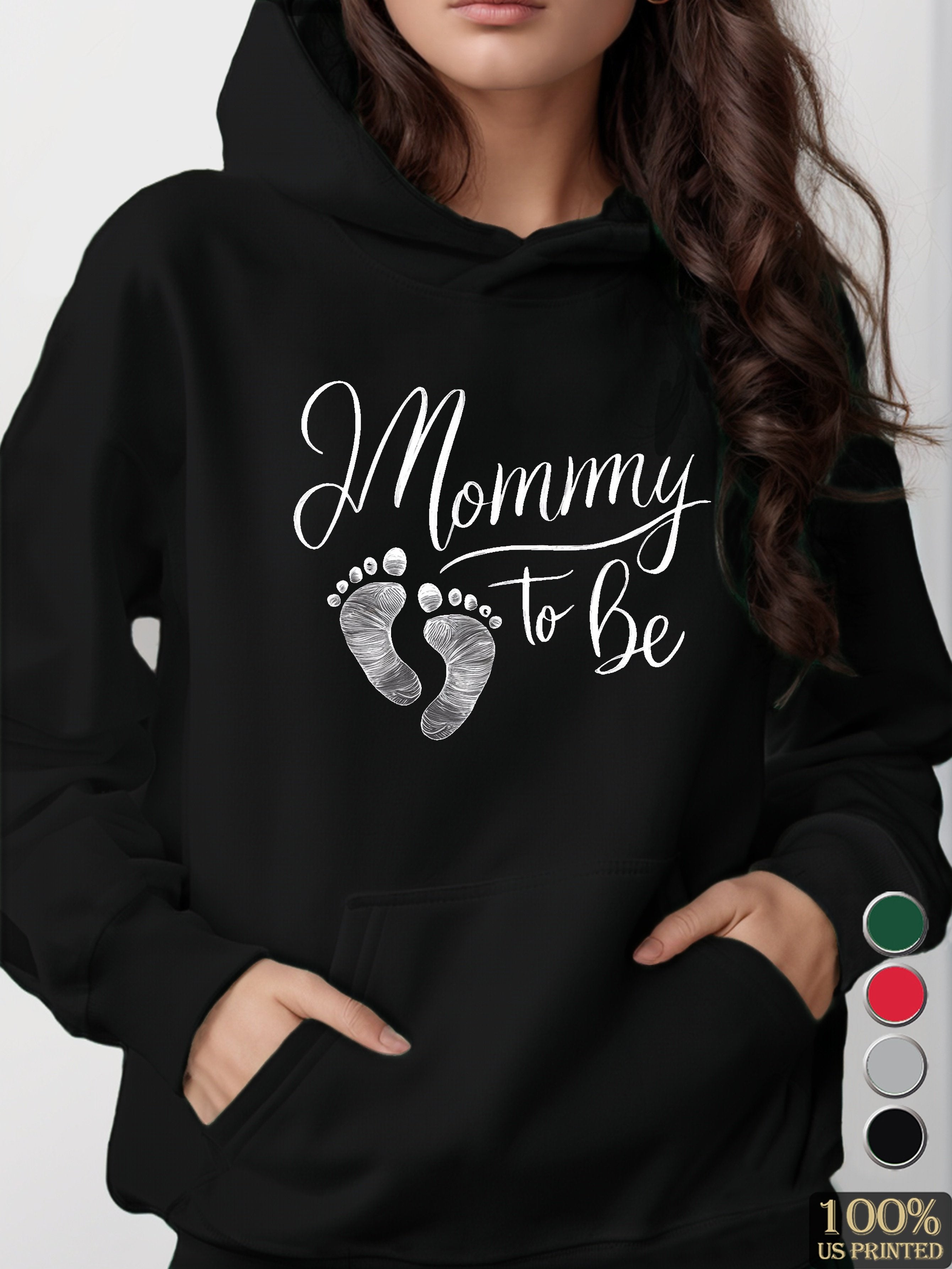 Mommy TO BE women's hooded sweatshirt