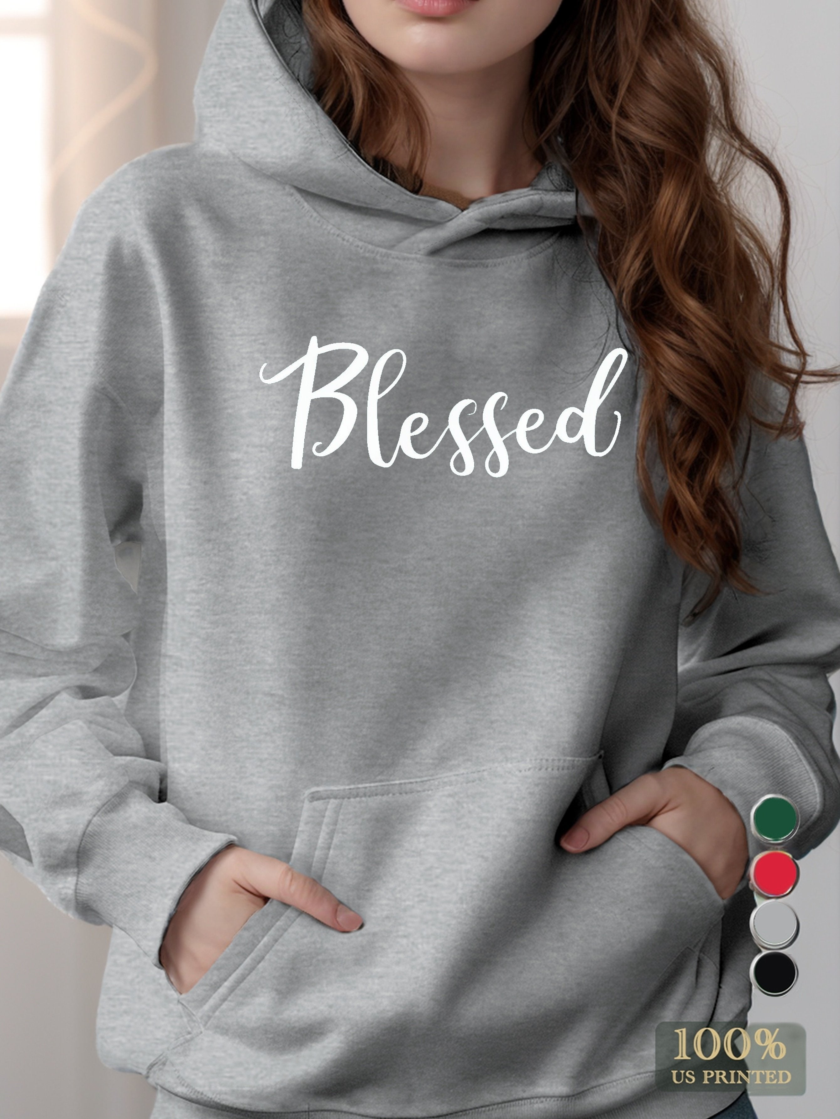 Blessed women's hooded sweatshirt