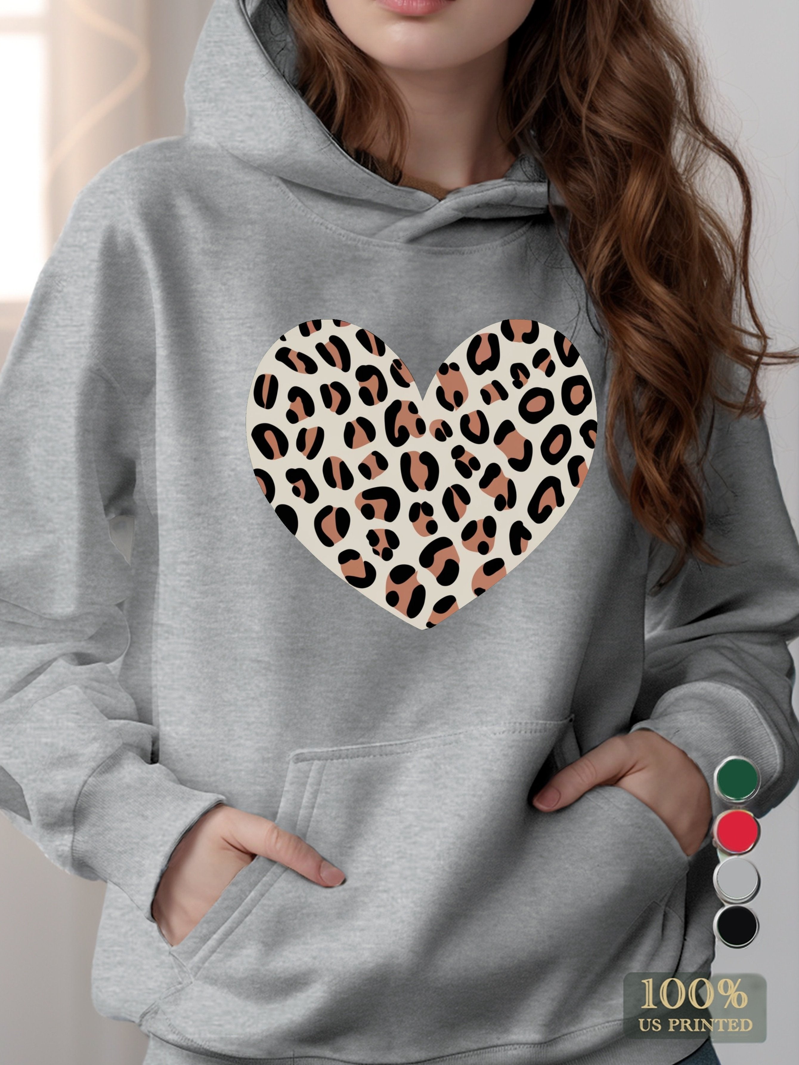 graphic women's hooded sweatshirt