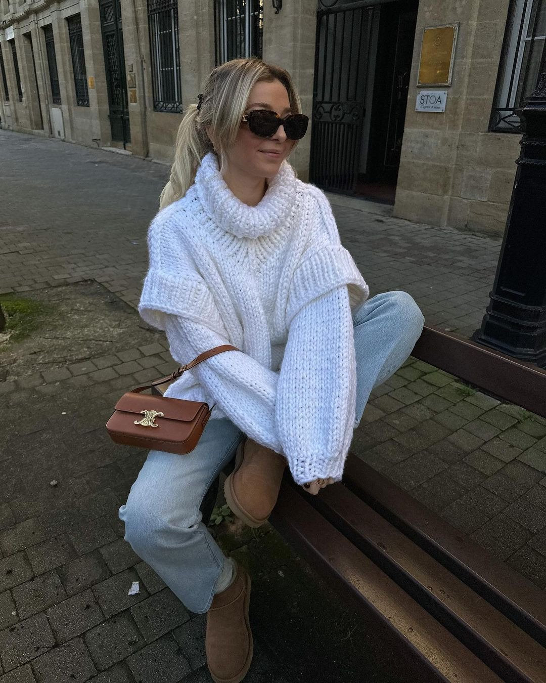 Oversize Turtleneck Sweater