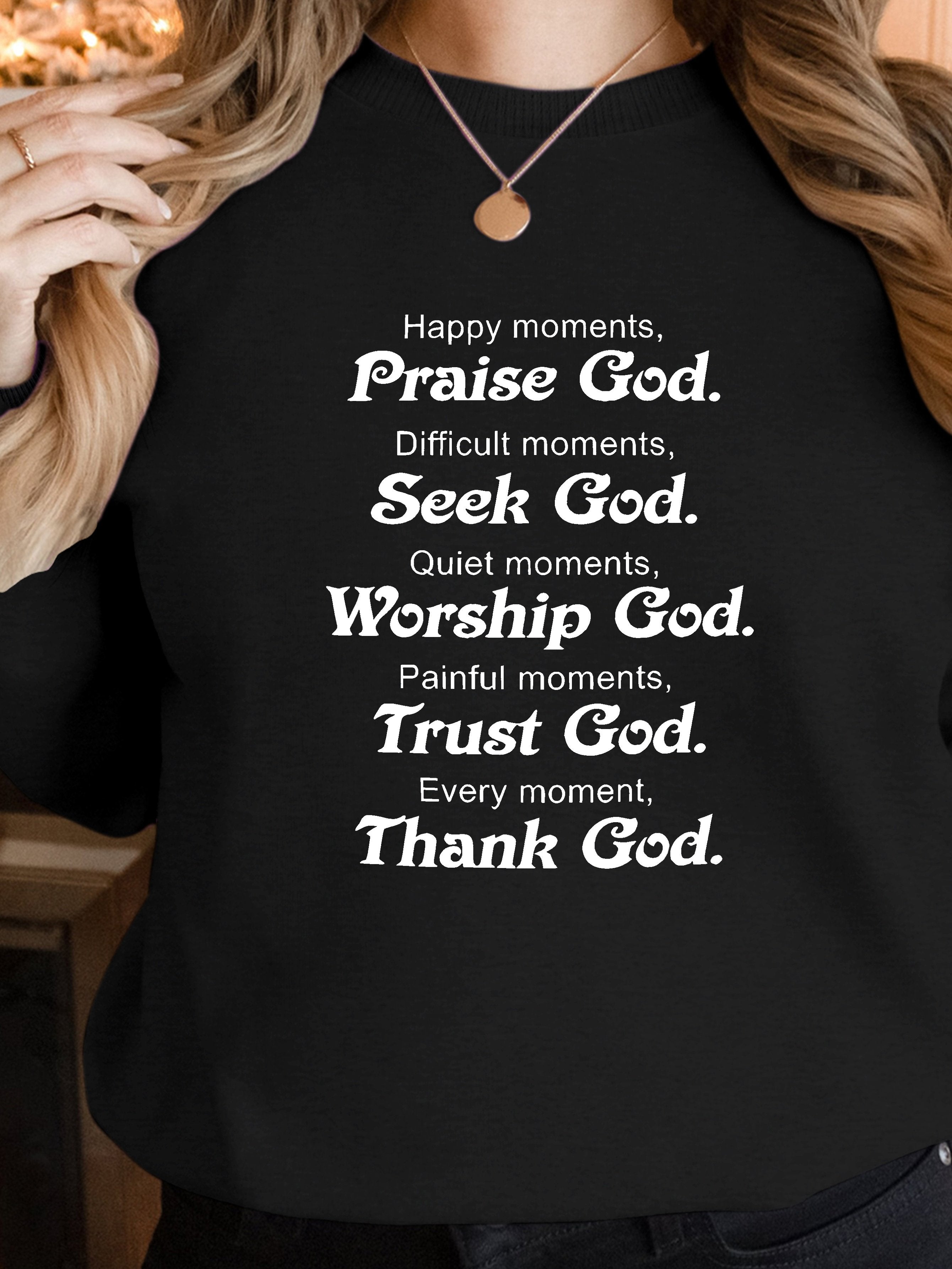 Praise God women's sweatshirts