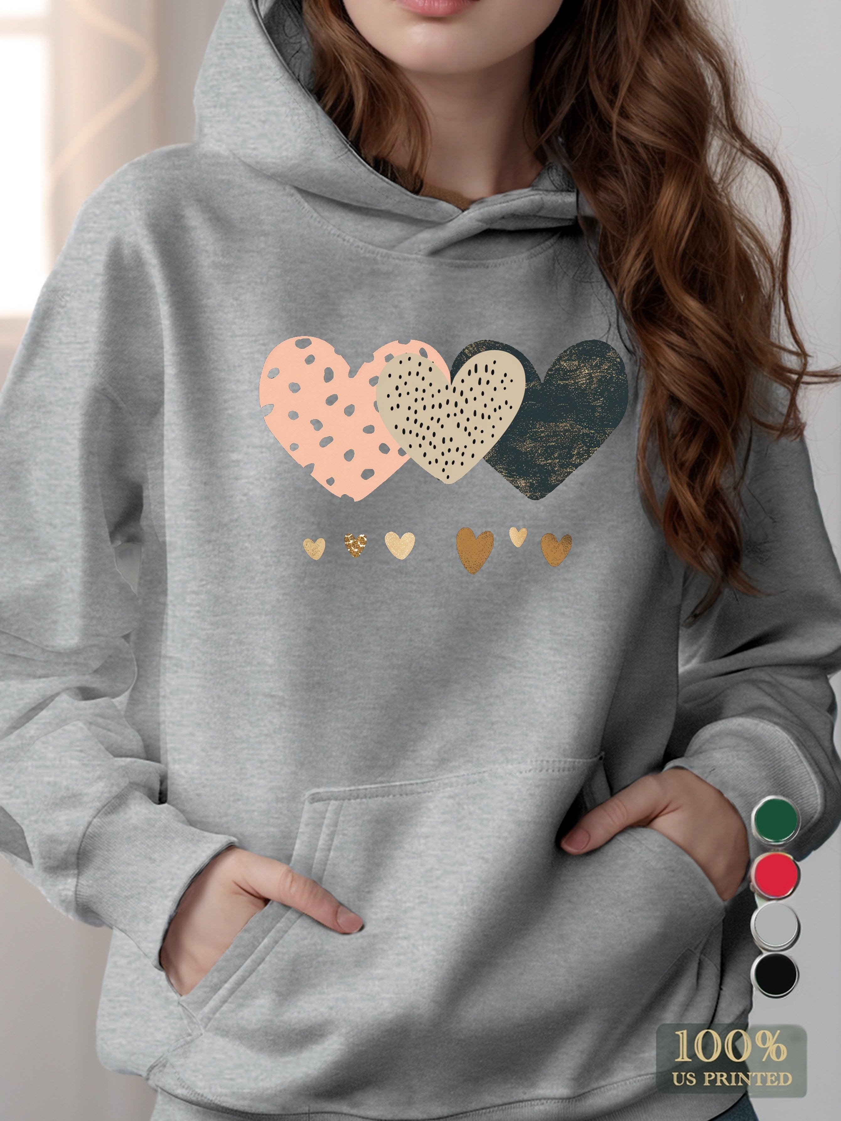 graphic women's hooded sweatshirt