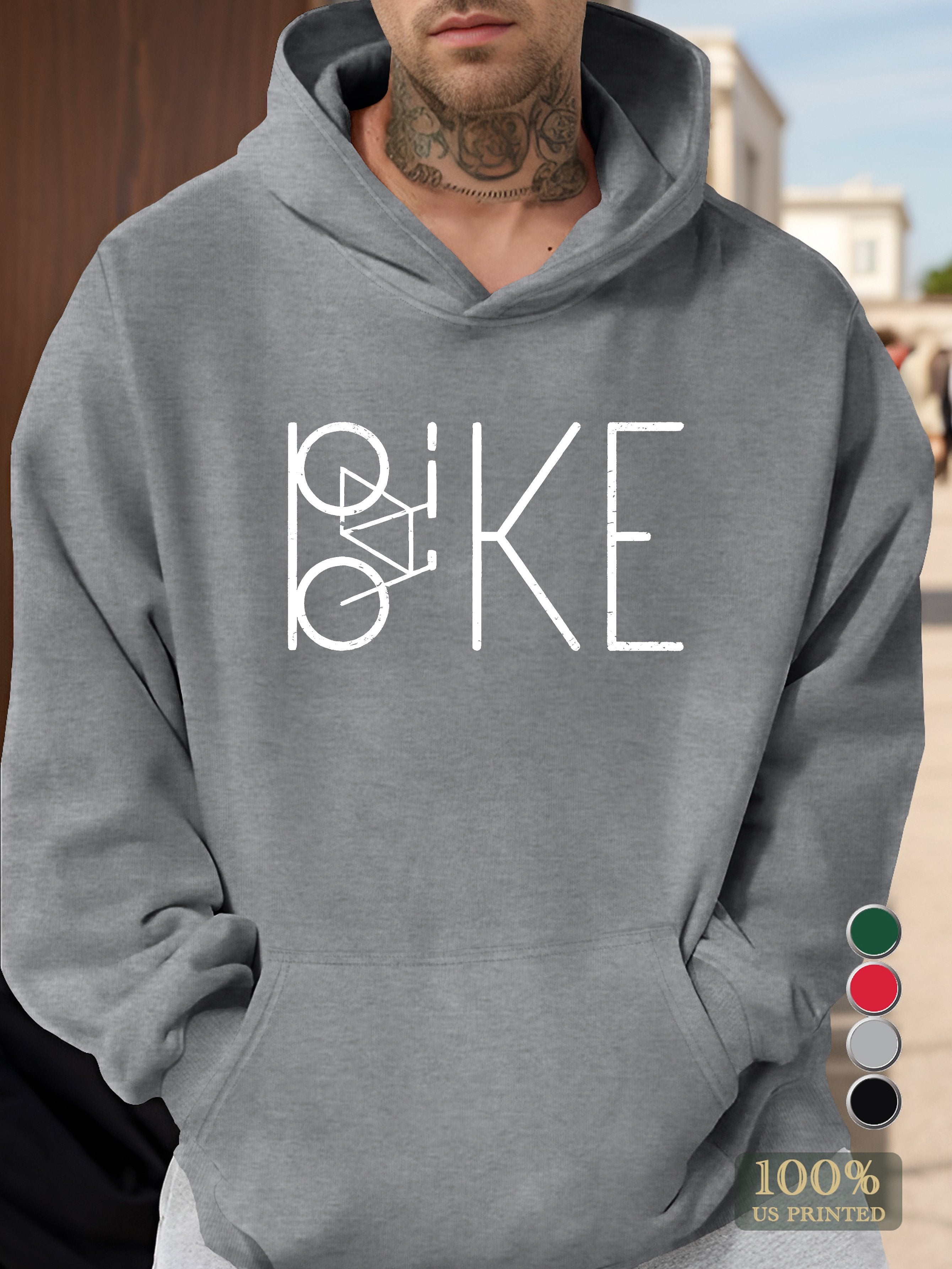 BIKE Men's hooded sweatshirt