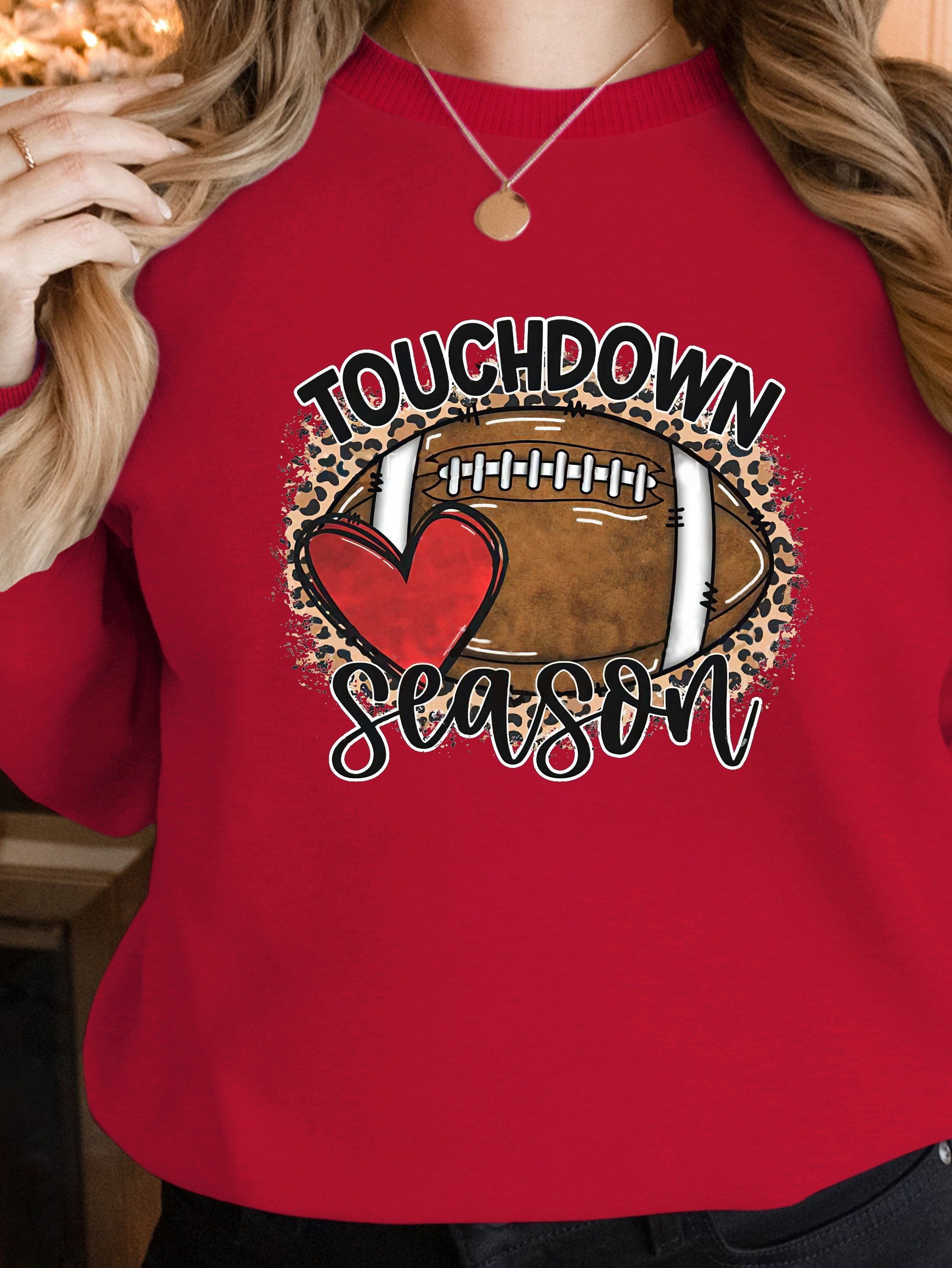 touchdown season women's sweatshirts
