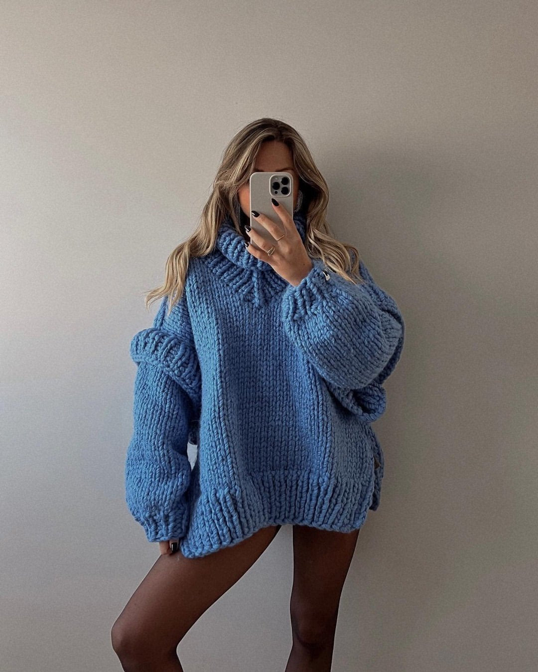 Oversize Turtleneck Sweater