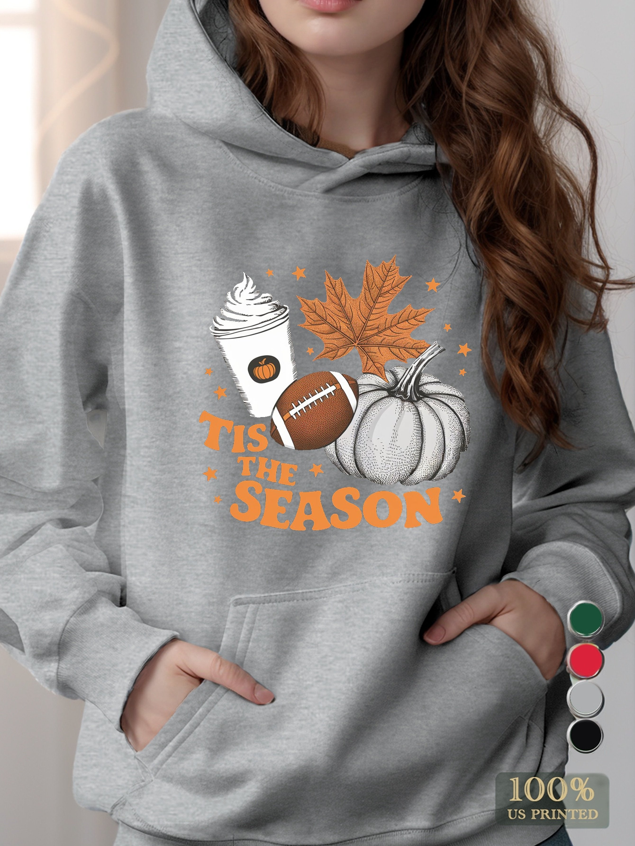 TIS THE SEASON women's hooded sweatshirt