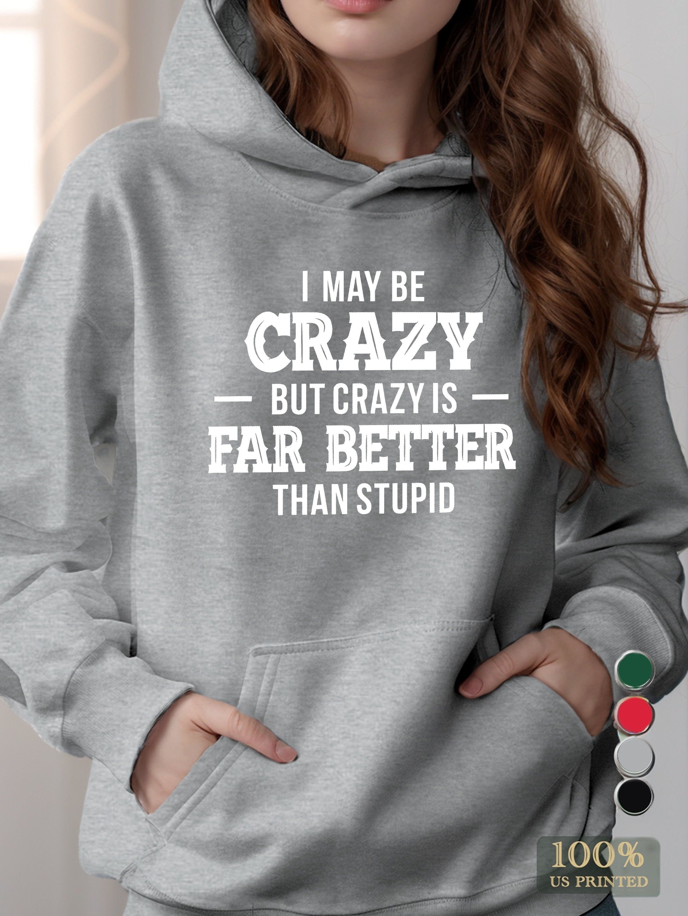 graphic women's hooded sweatshirt