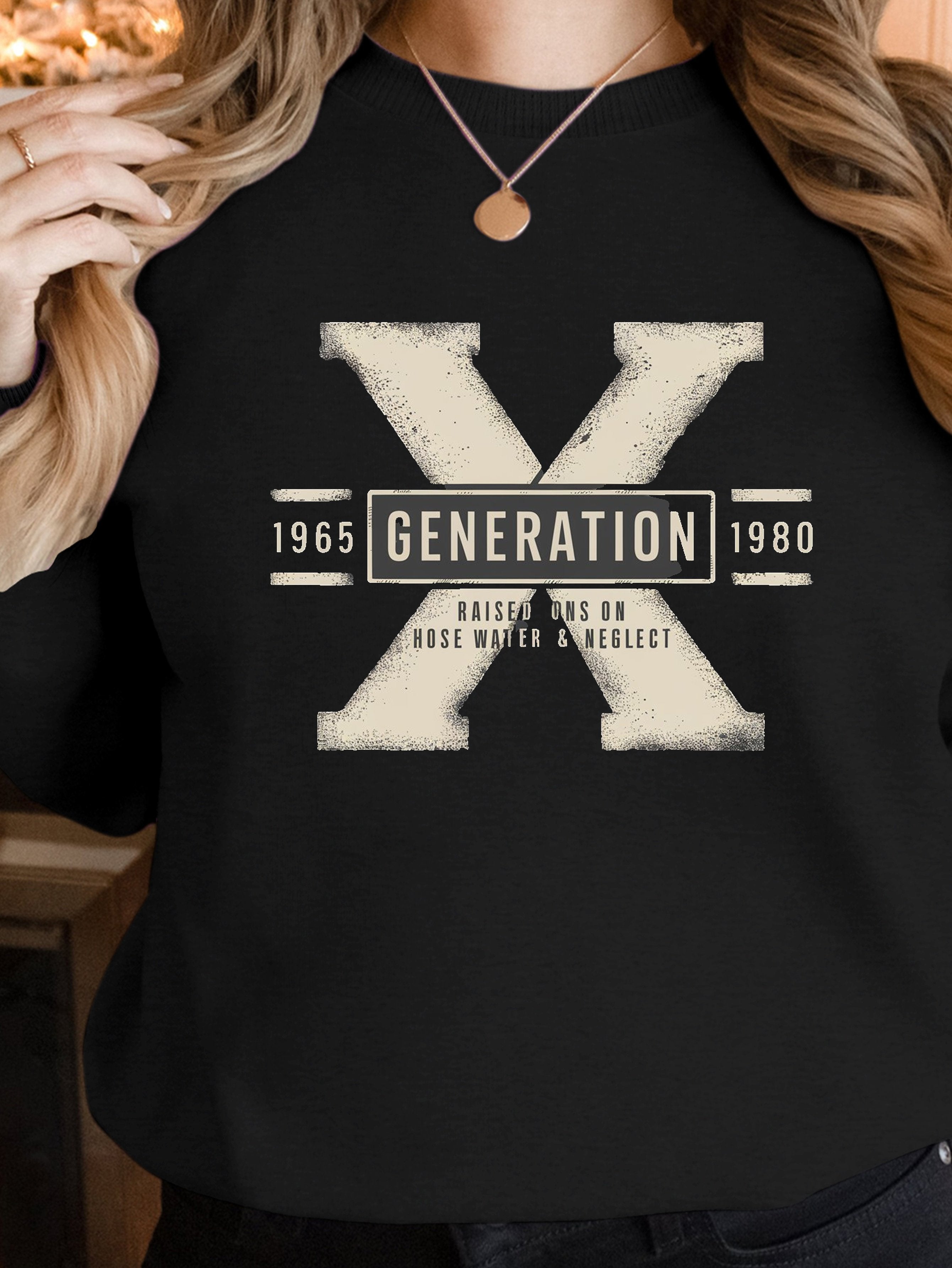 GENERATION X illustration women's sweatshirts