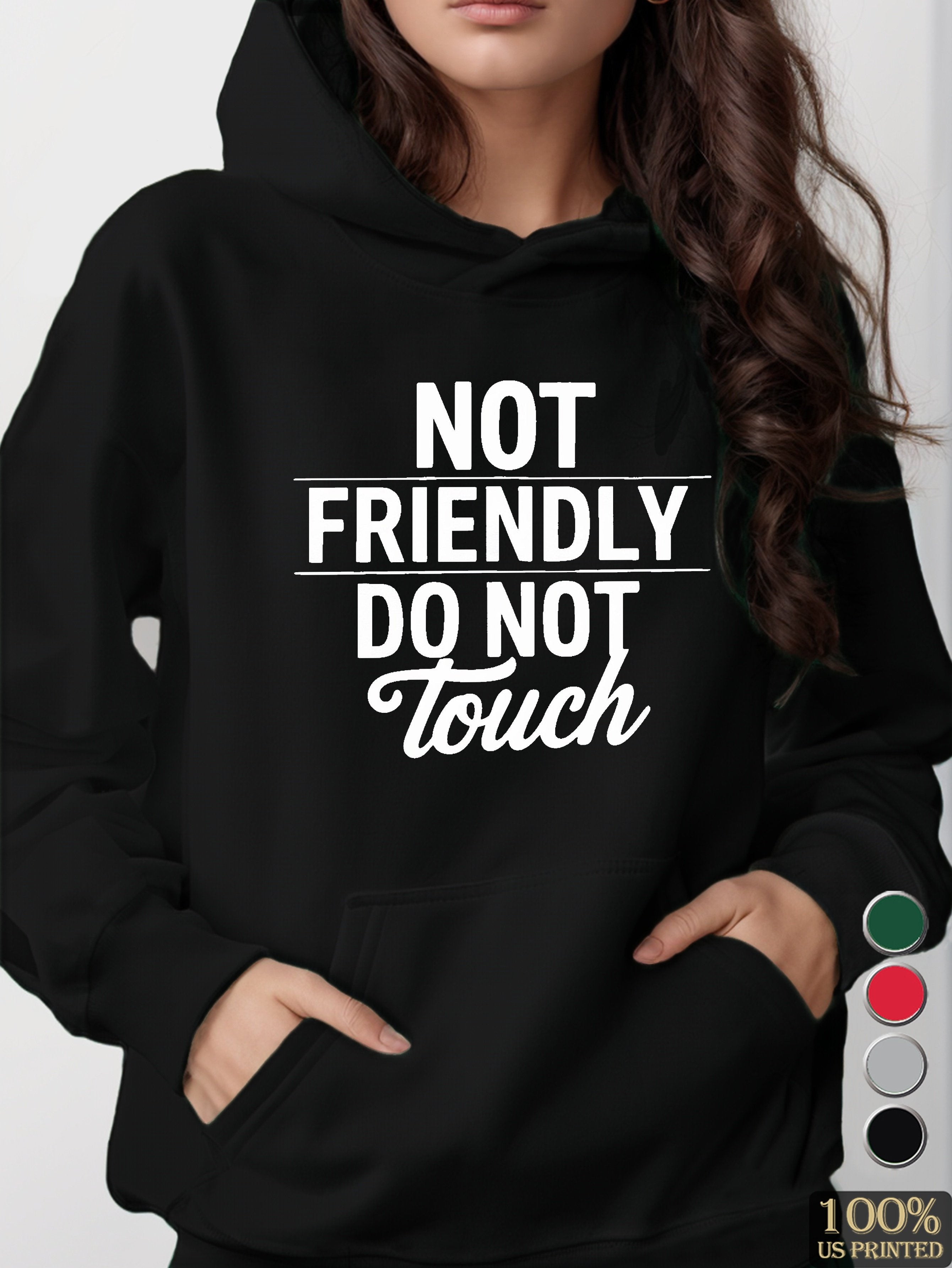 graphic women's hooded sweatshirt